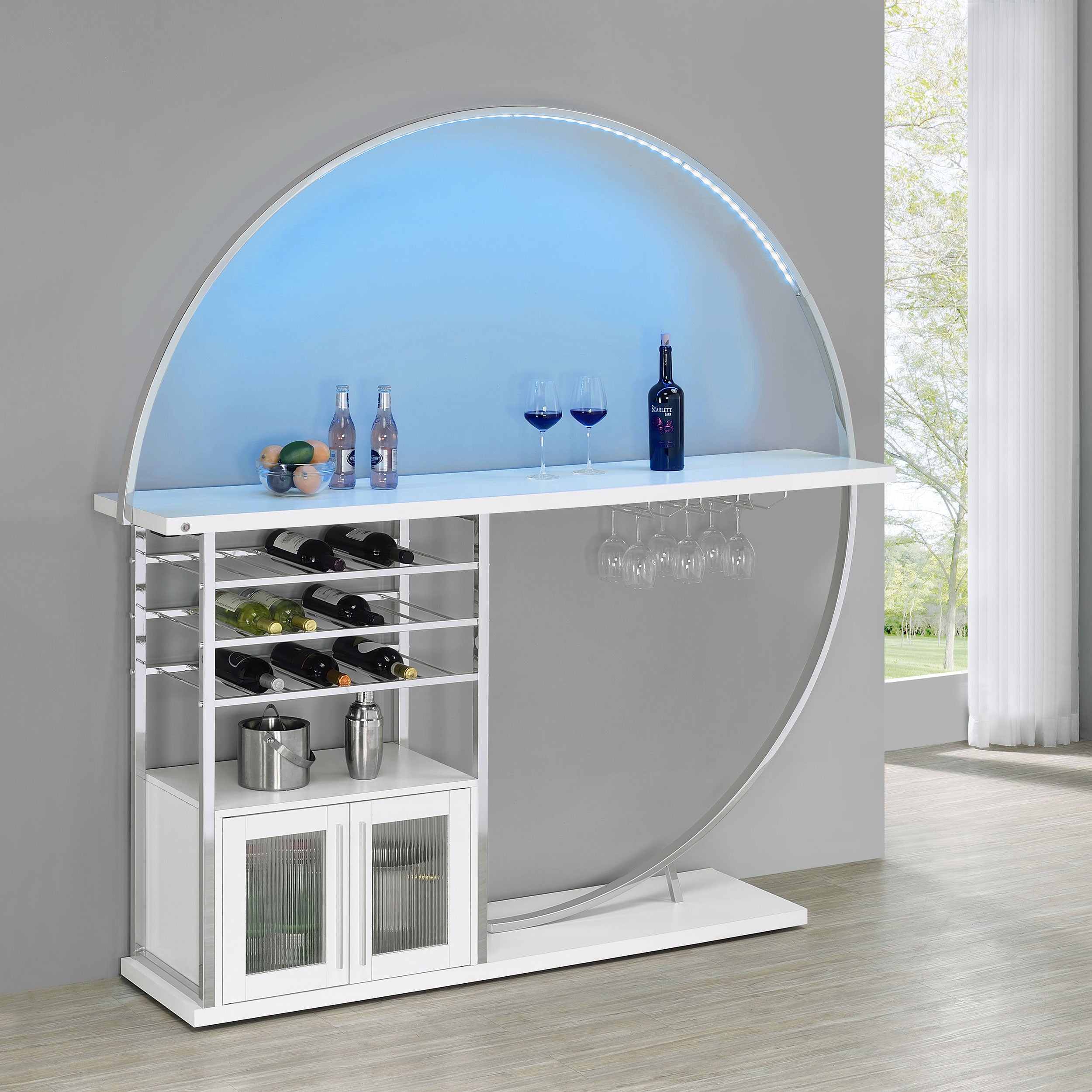 Risley Wine Cabinet with LED Lighting
