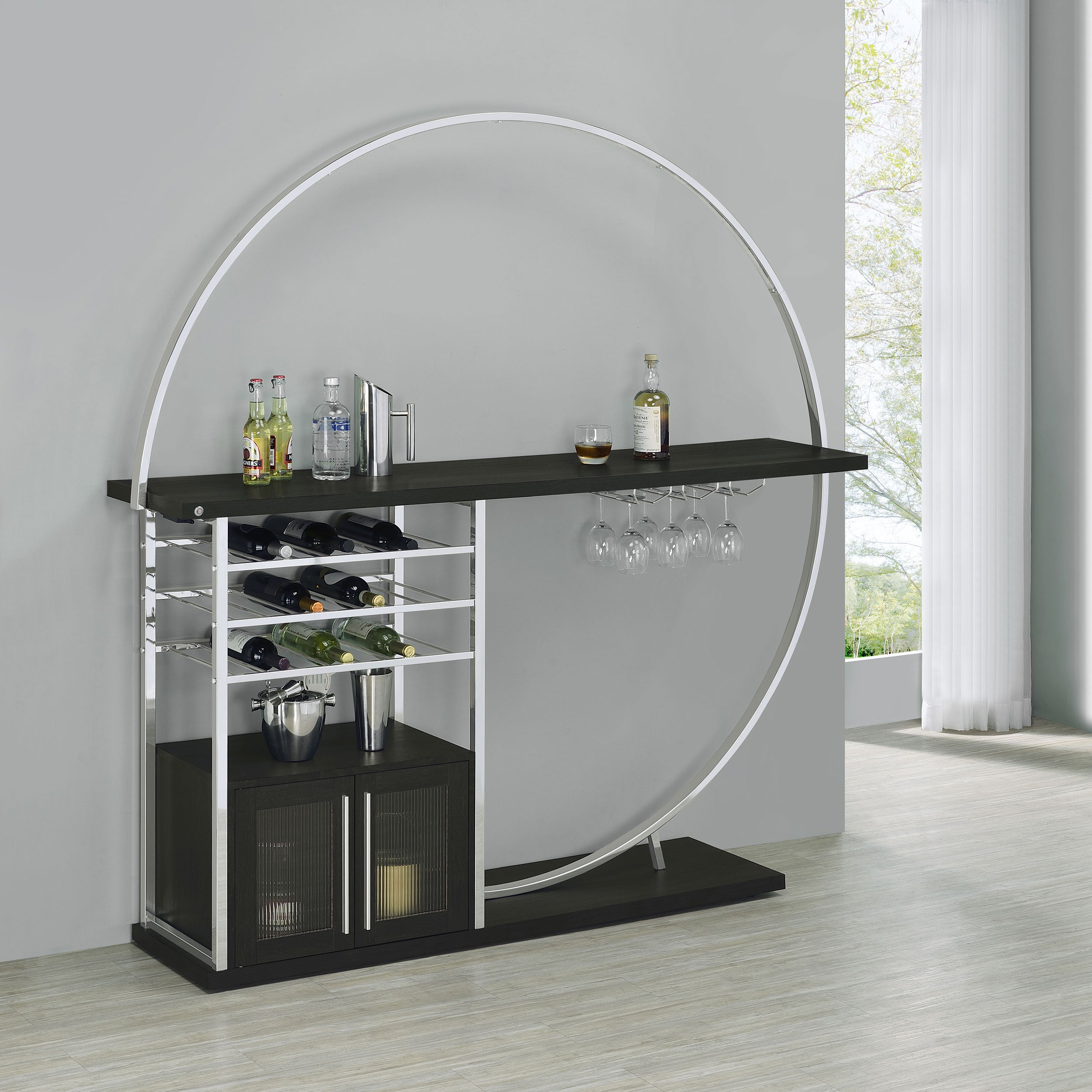 Risley Wine Cabinet with LED Lighting