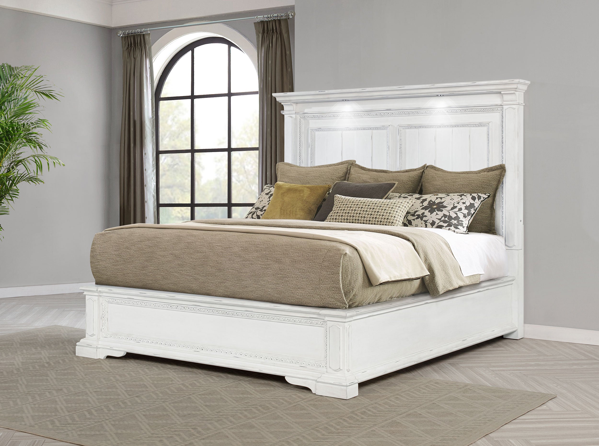 McKinney Panel Bed with LED Lighting