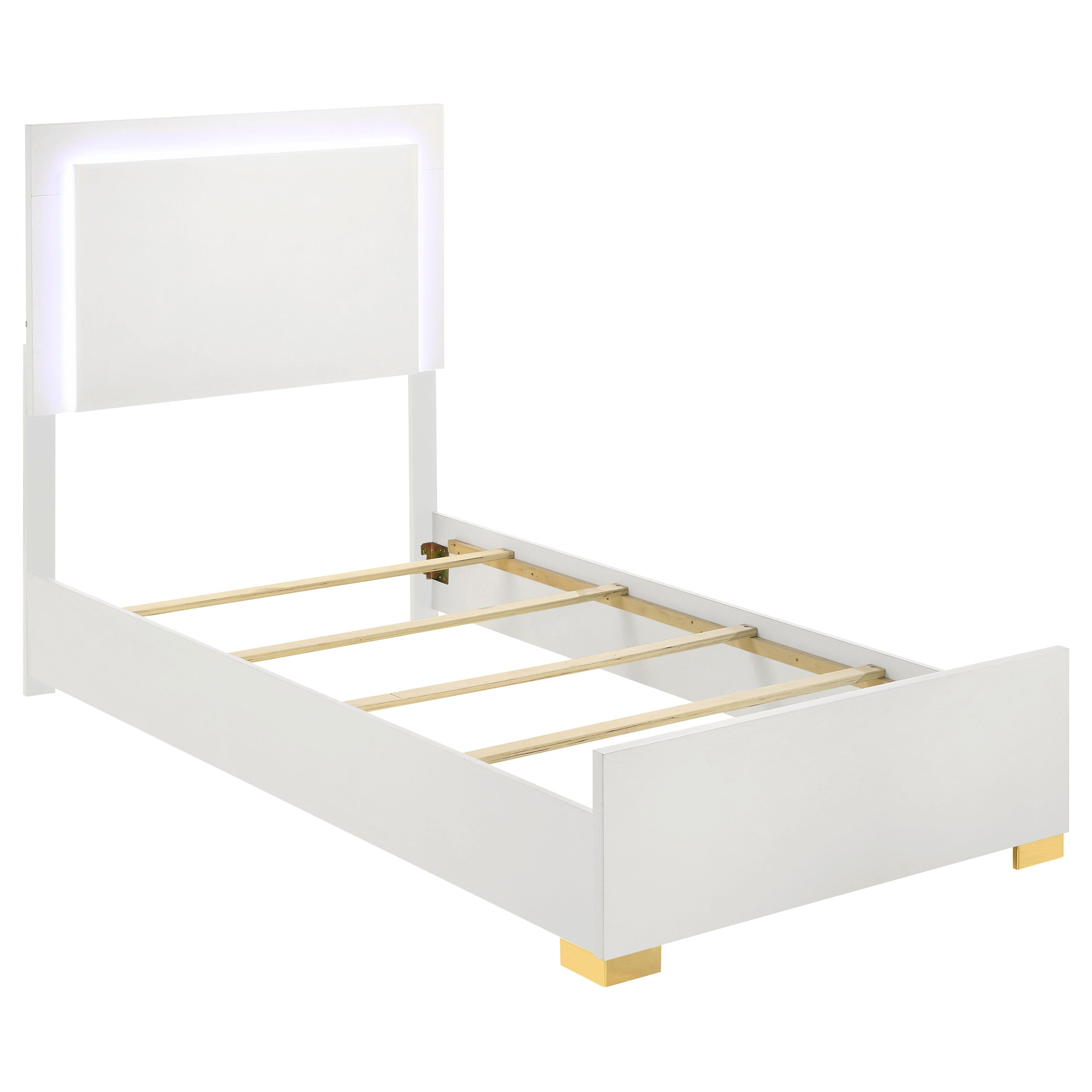 Marceline Panel Bed with LED Lighting