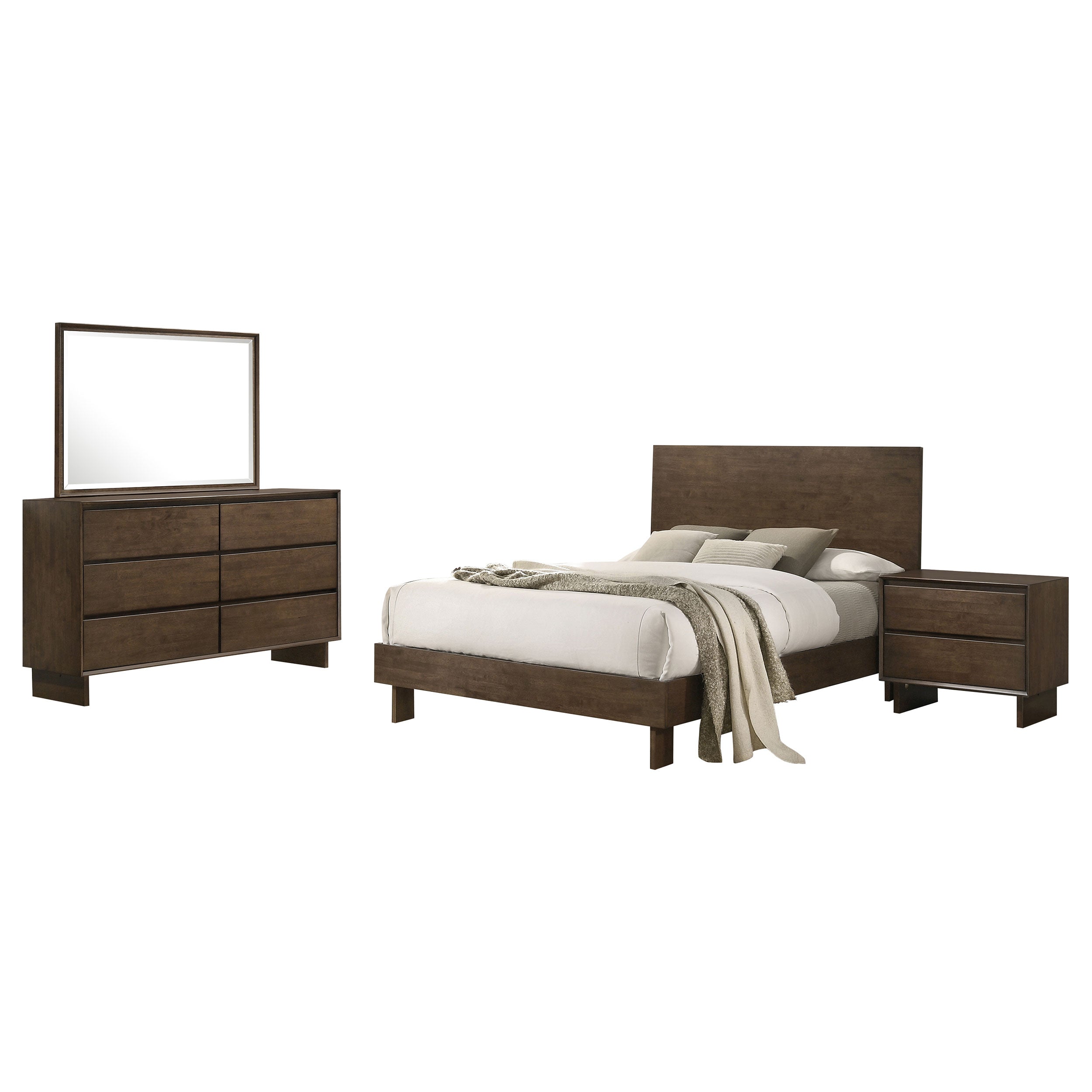 Glenwood 4 & 5 Piece Bedroom Set Eastren king & Queen
