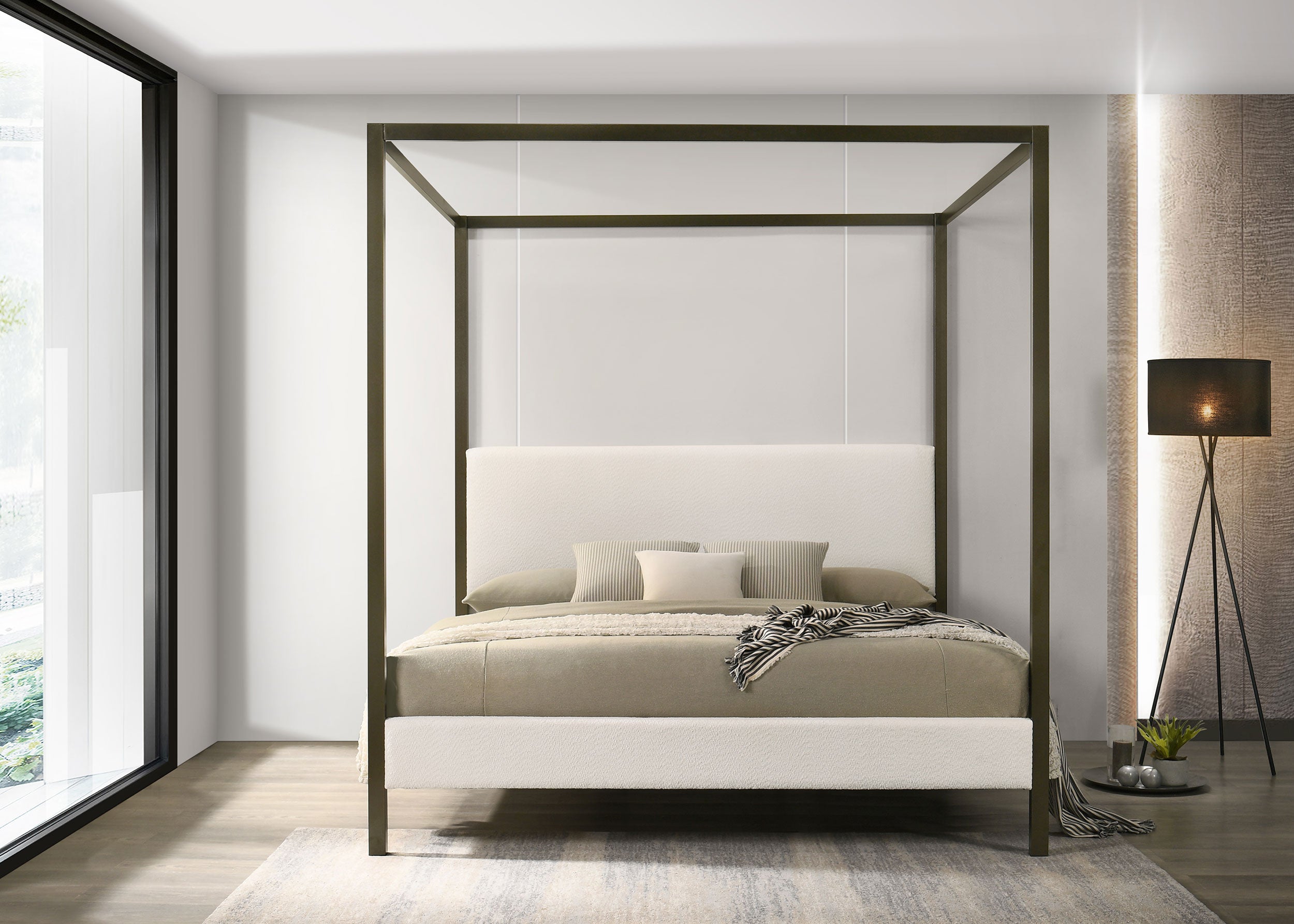 Monroe Canopy Panel Platform Bed