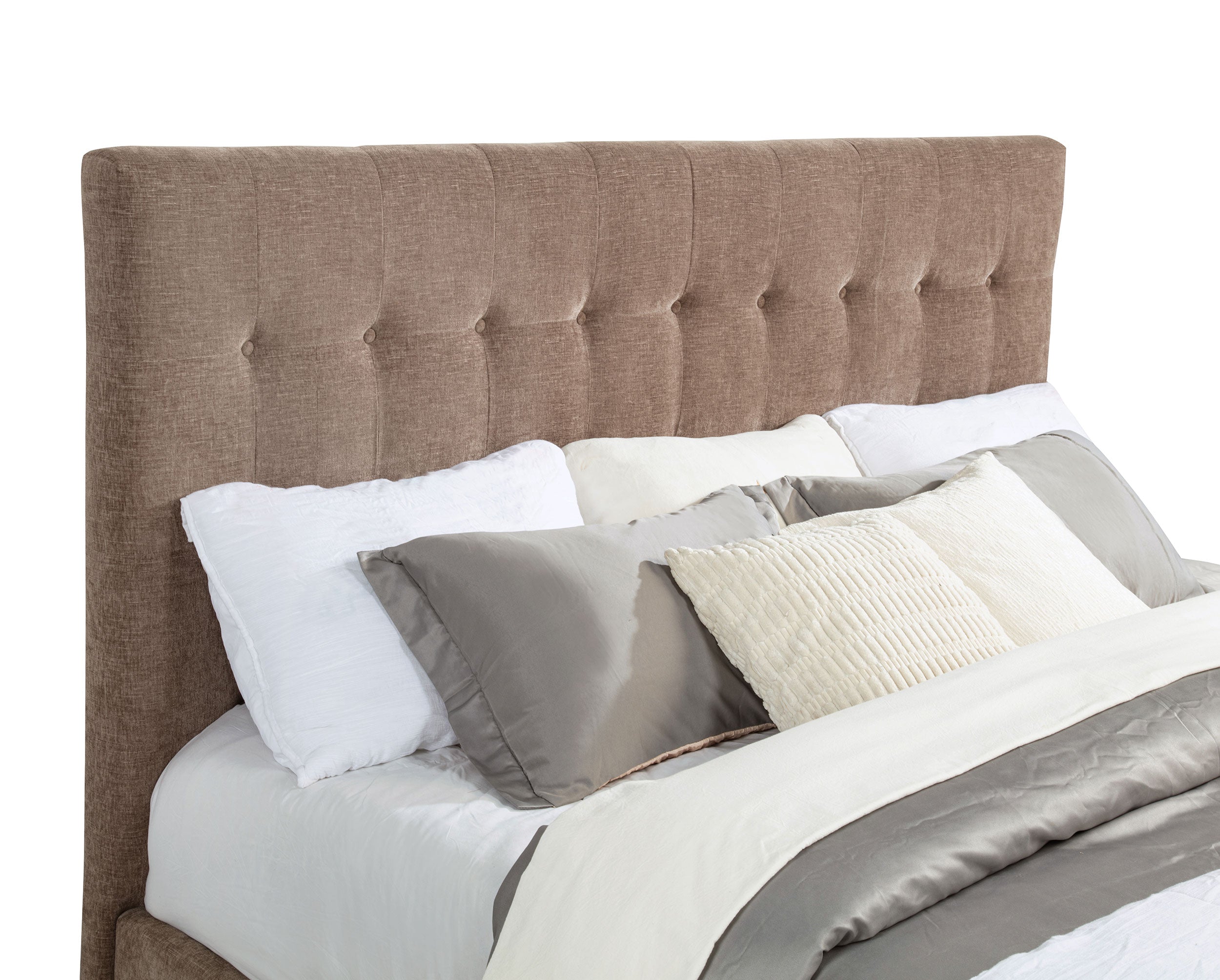 Senna Panel Bed with Bluetooth Speaker and Flame Visualizer