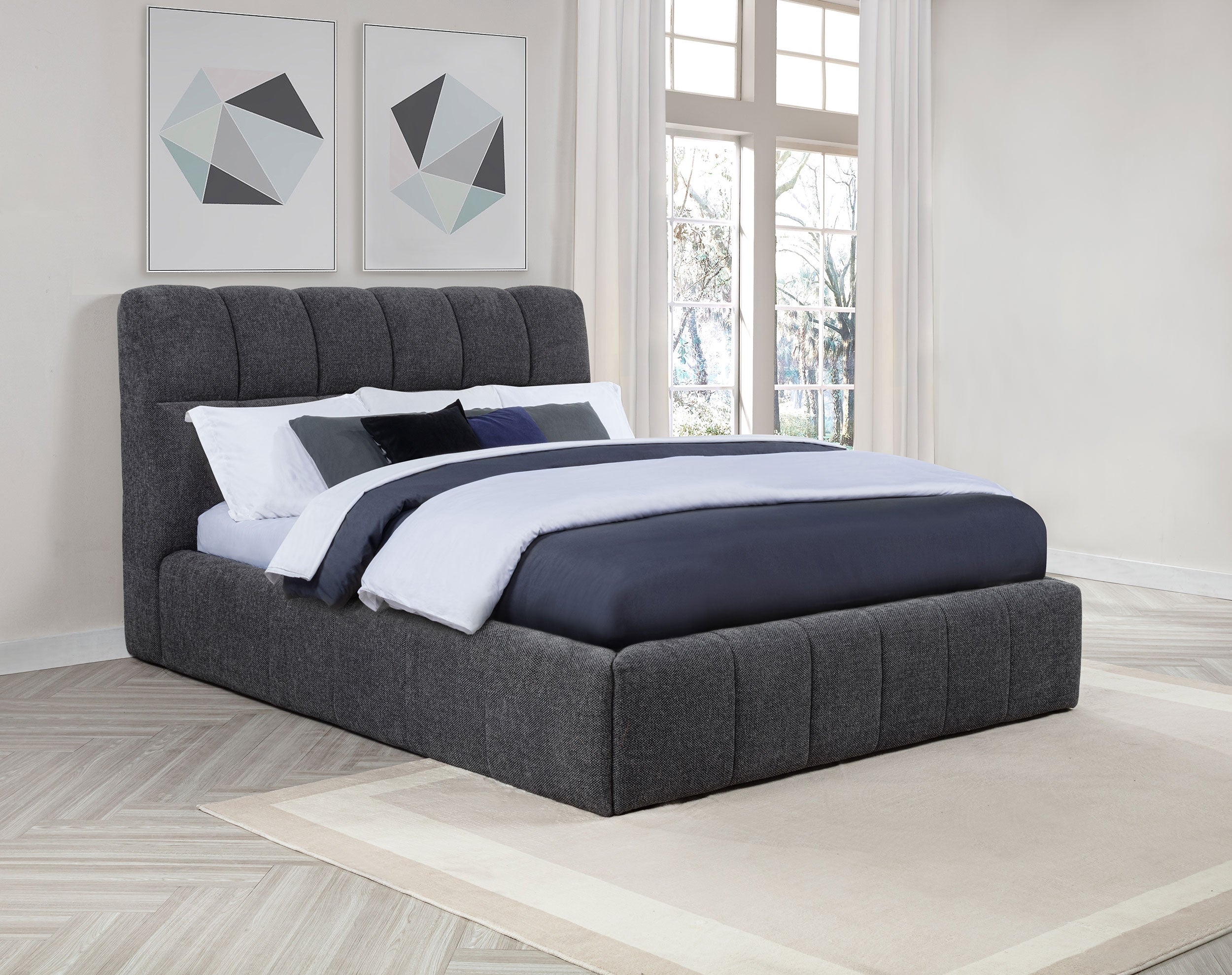 Nollet Panel Platform Bed