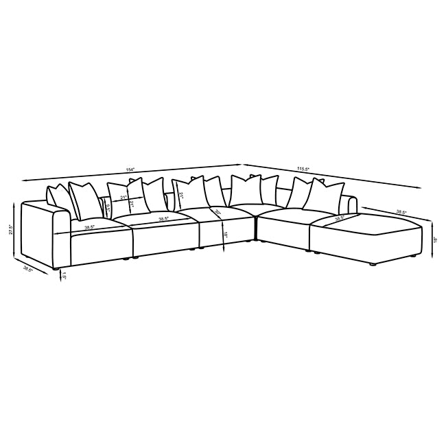 Jennifer Modular Sectional Sofa