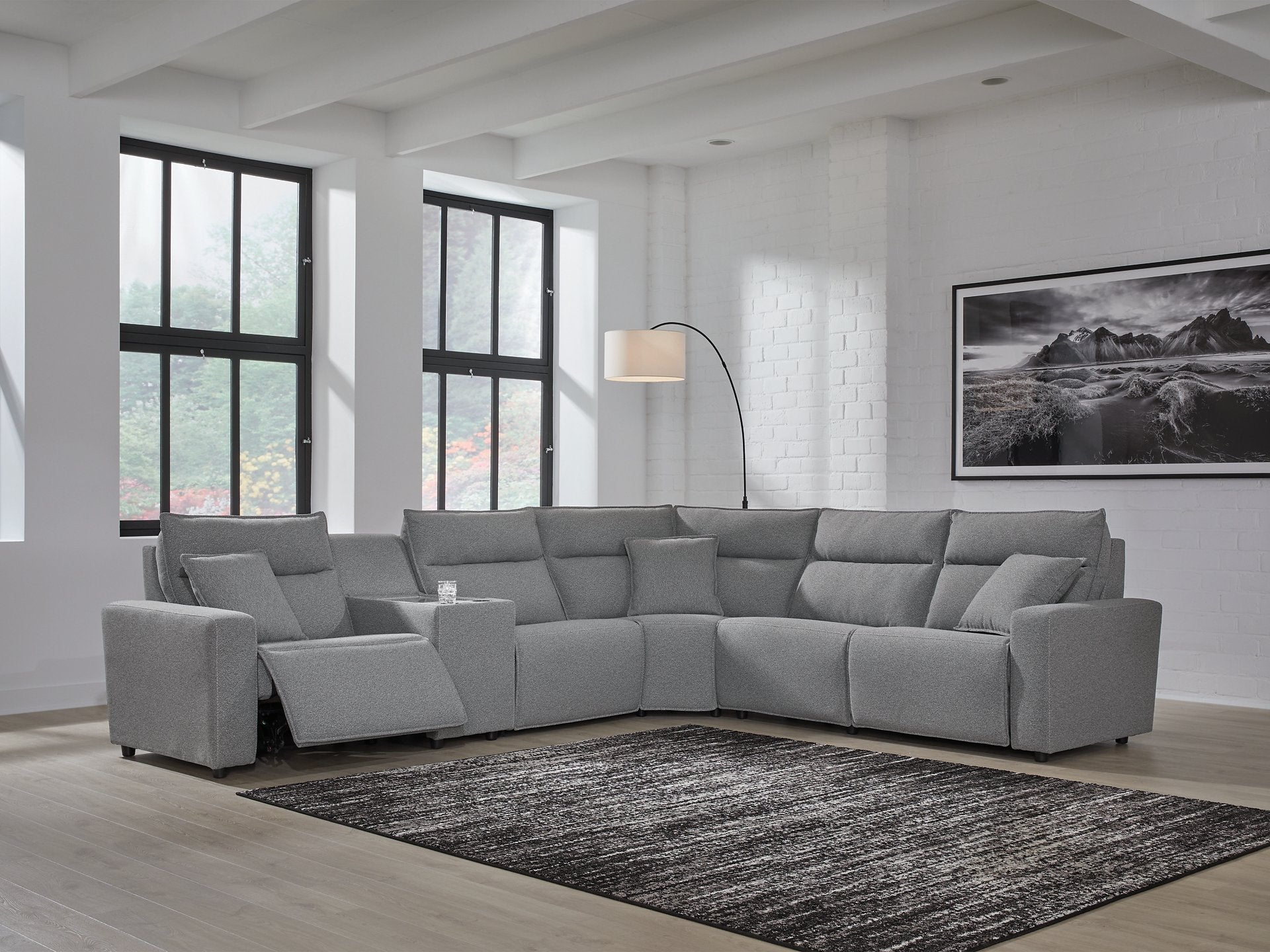Modmax Reclining Sectional with Console