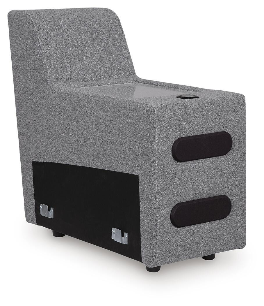 Modmax II Power Reclining Sectional with Chaise and Audio Console