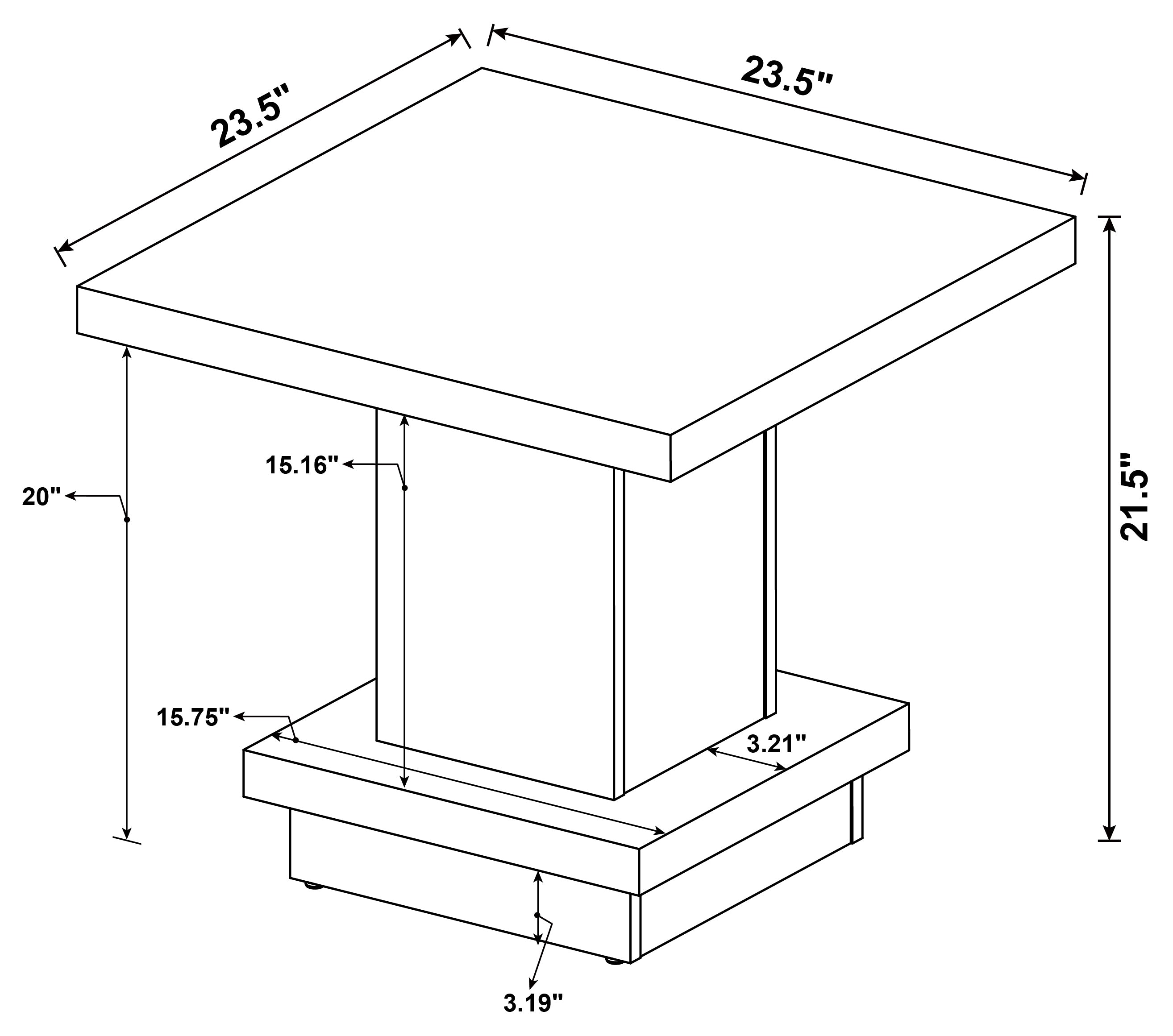 Reston End Table