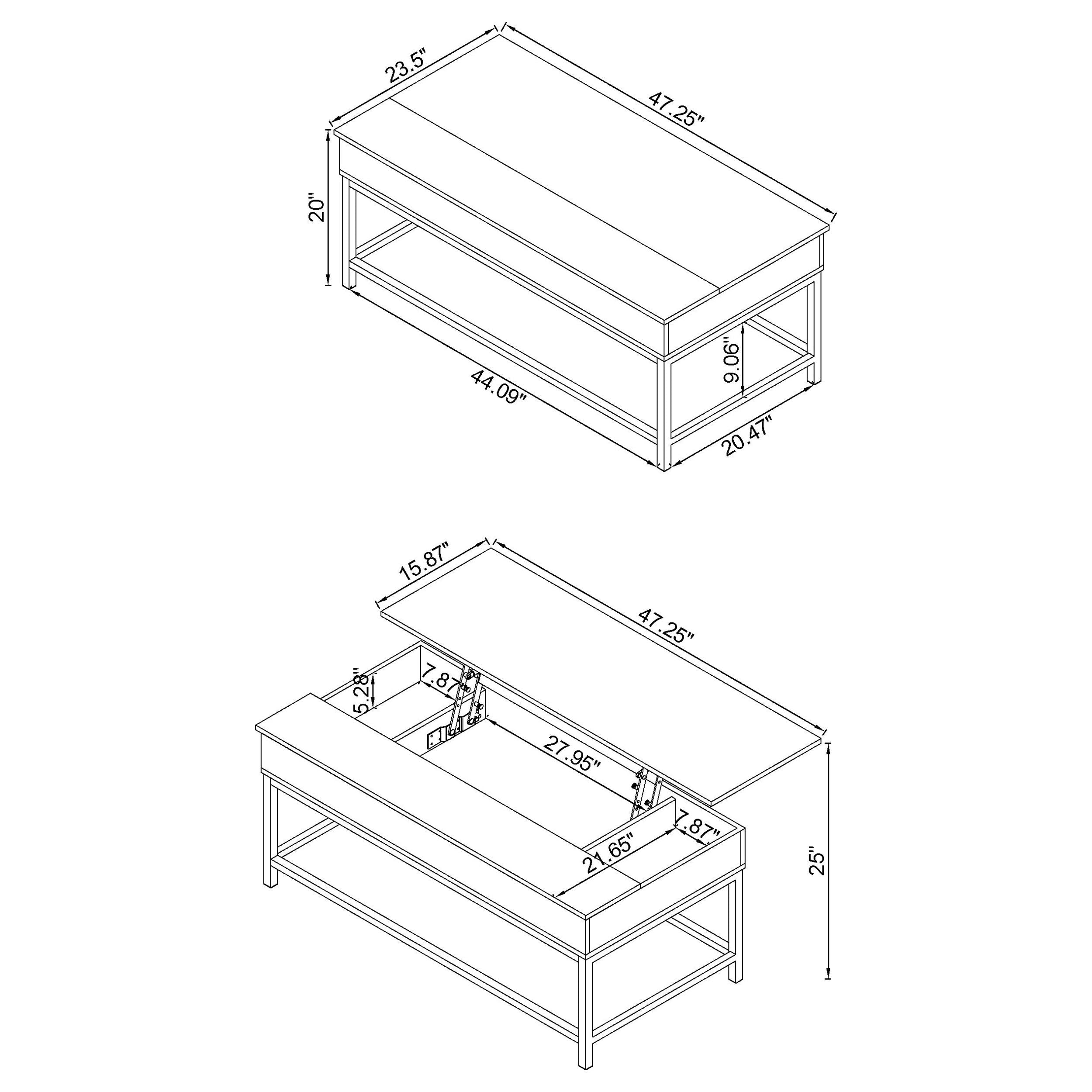 Byers Lift-Top Coffee Table Set