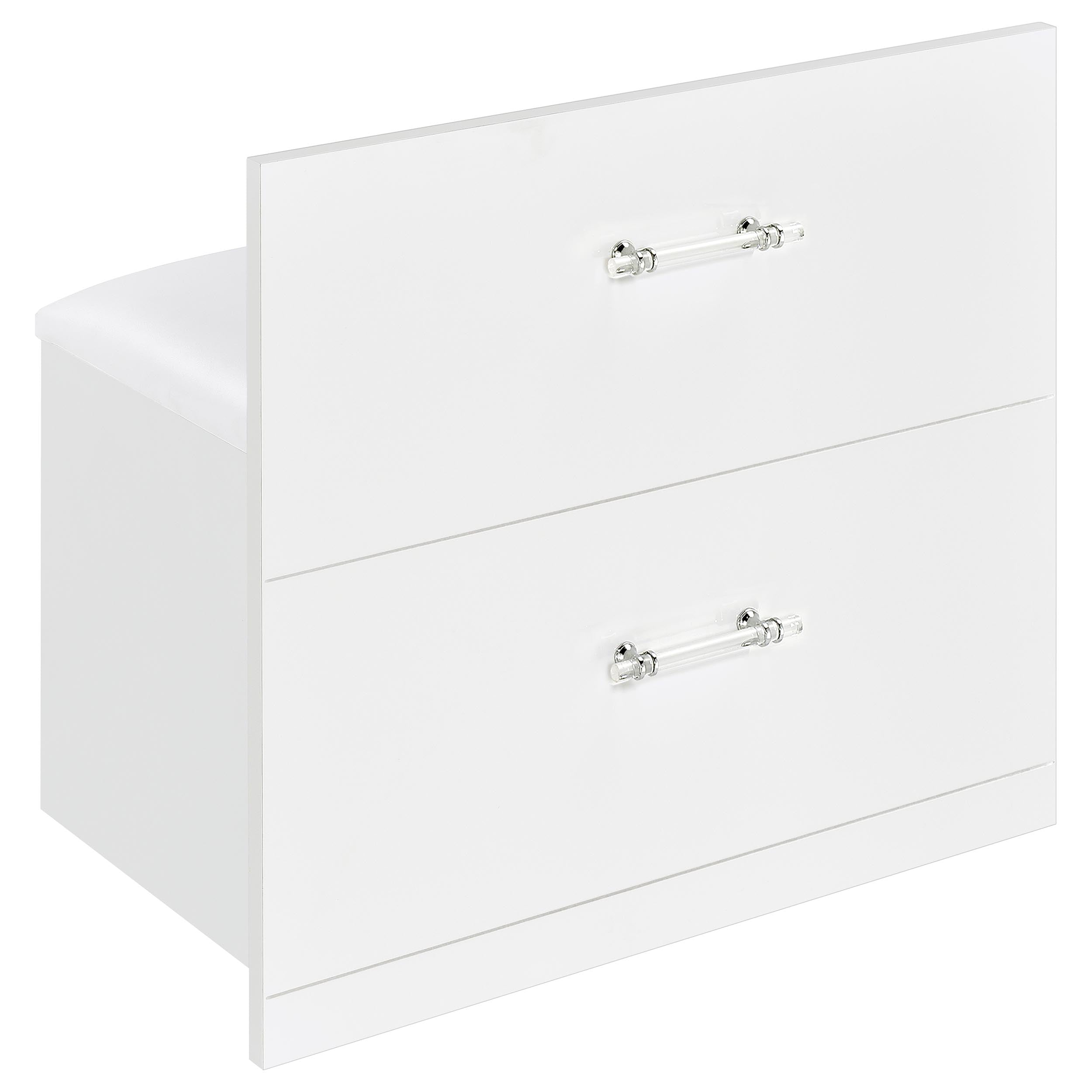 Flora Makeup Vanity Table with LED Mirror and Stool