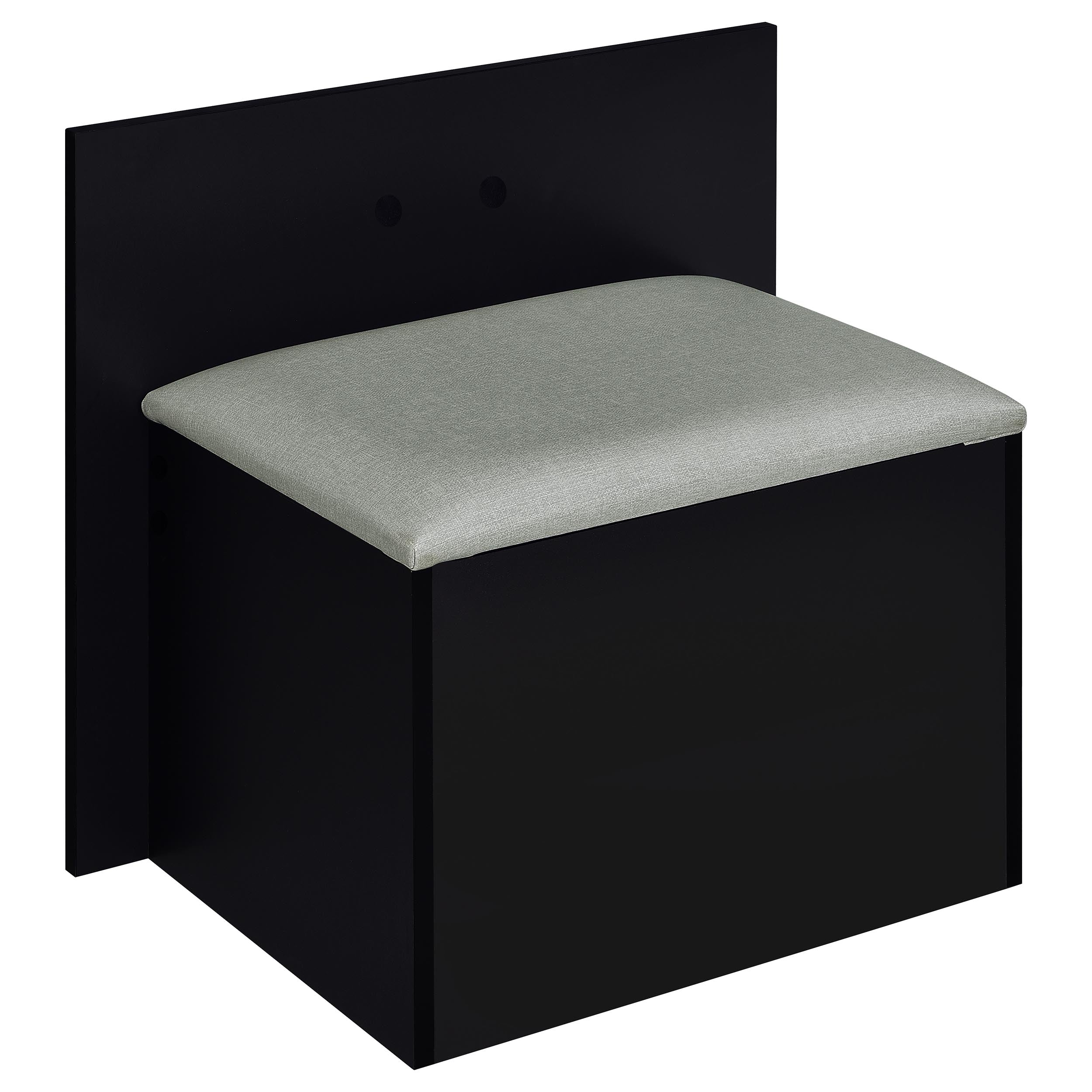 Flora Makeup Vanity Table with LED Mirror and Stool