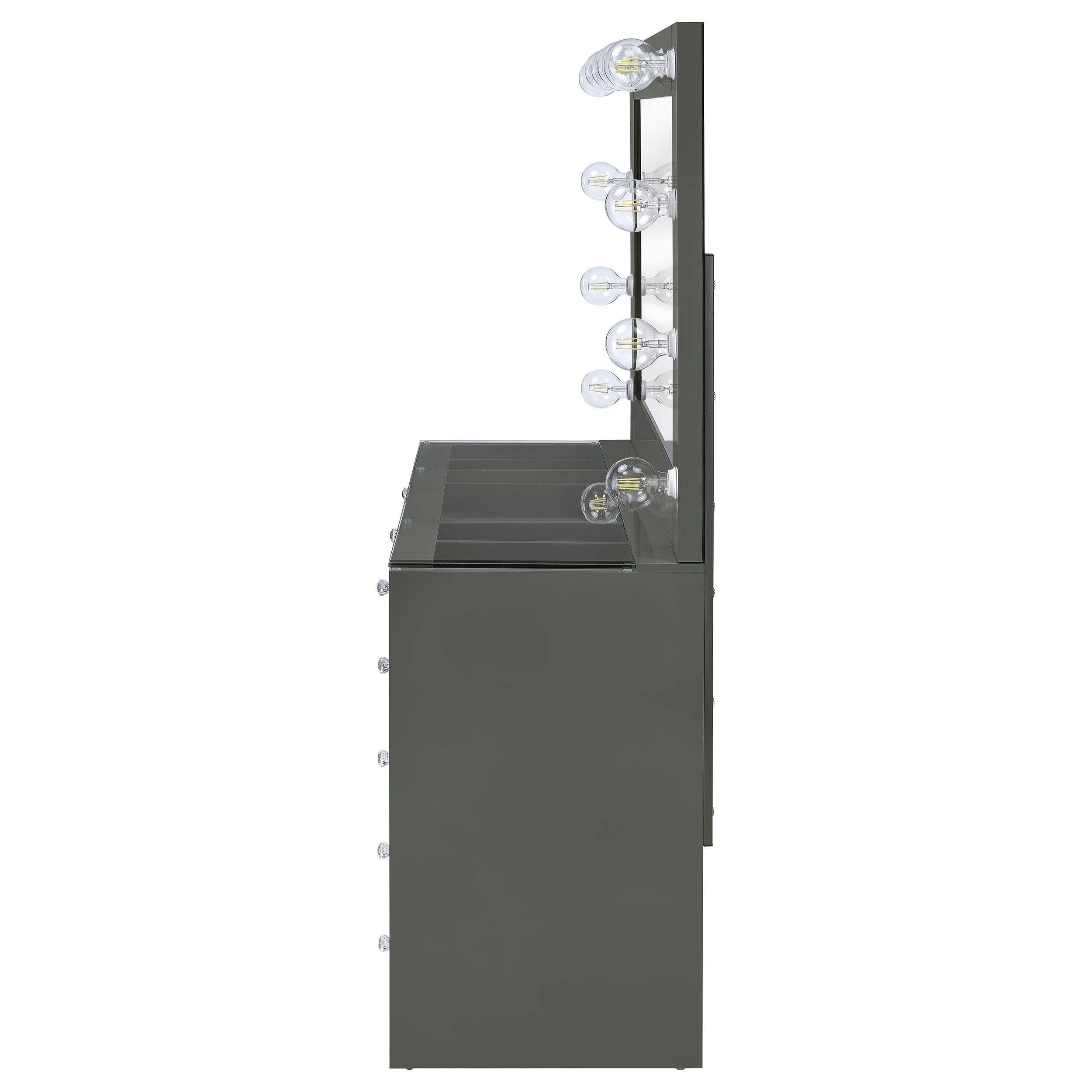 Acena Makeup Vanity Table with LED Mirror