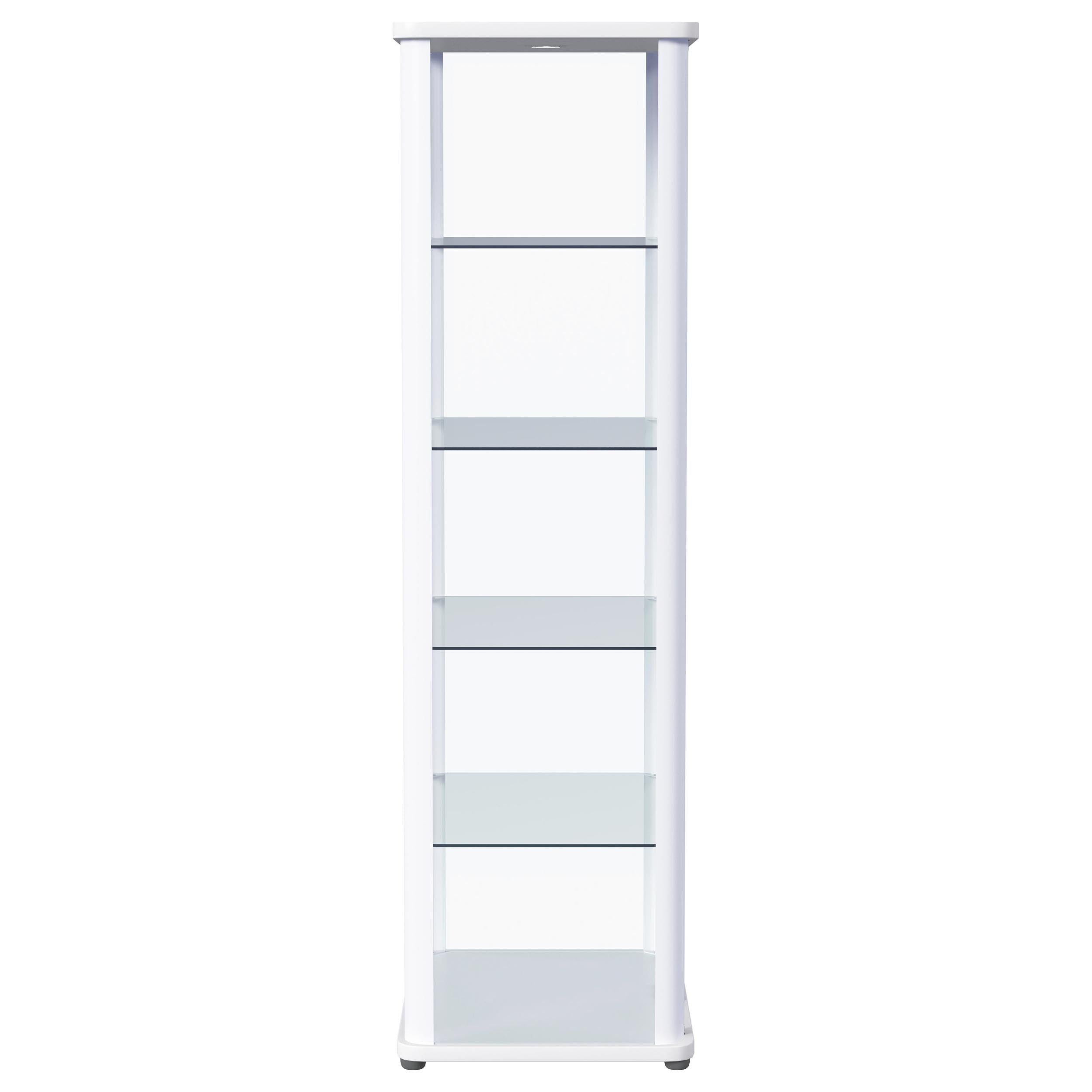 Aero Curio Cabinet with LED Lighting