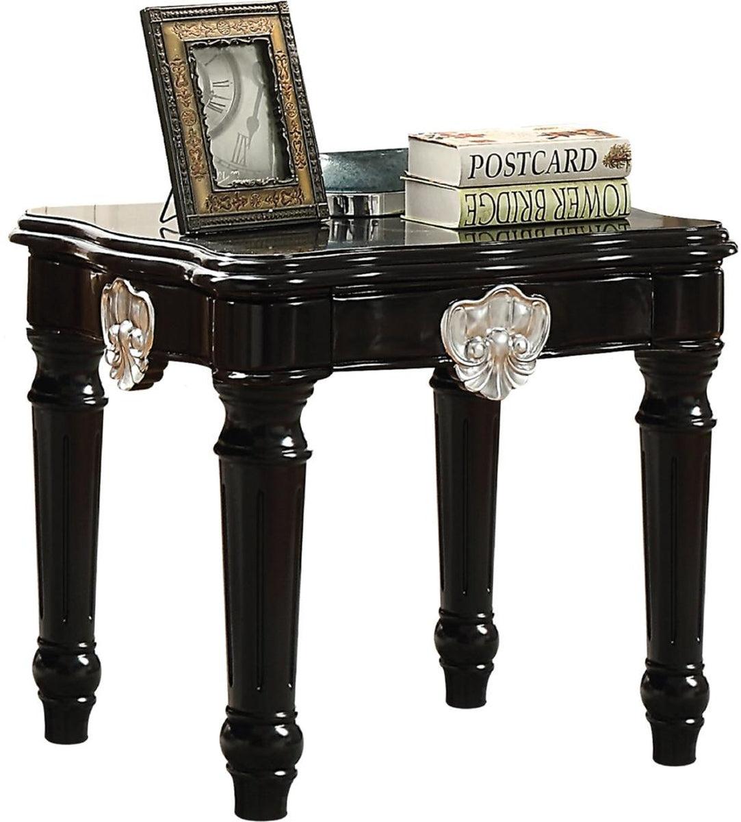 Acme Furniture Ernestine End Table in Black 82112
