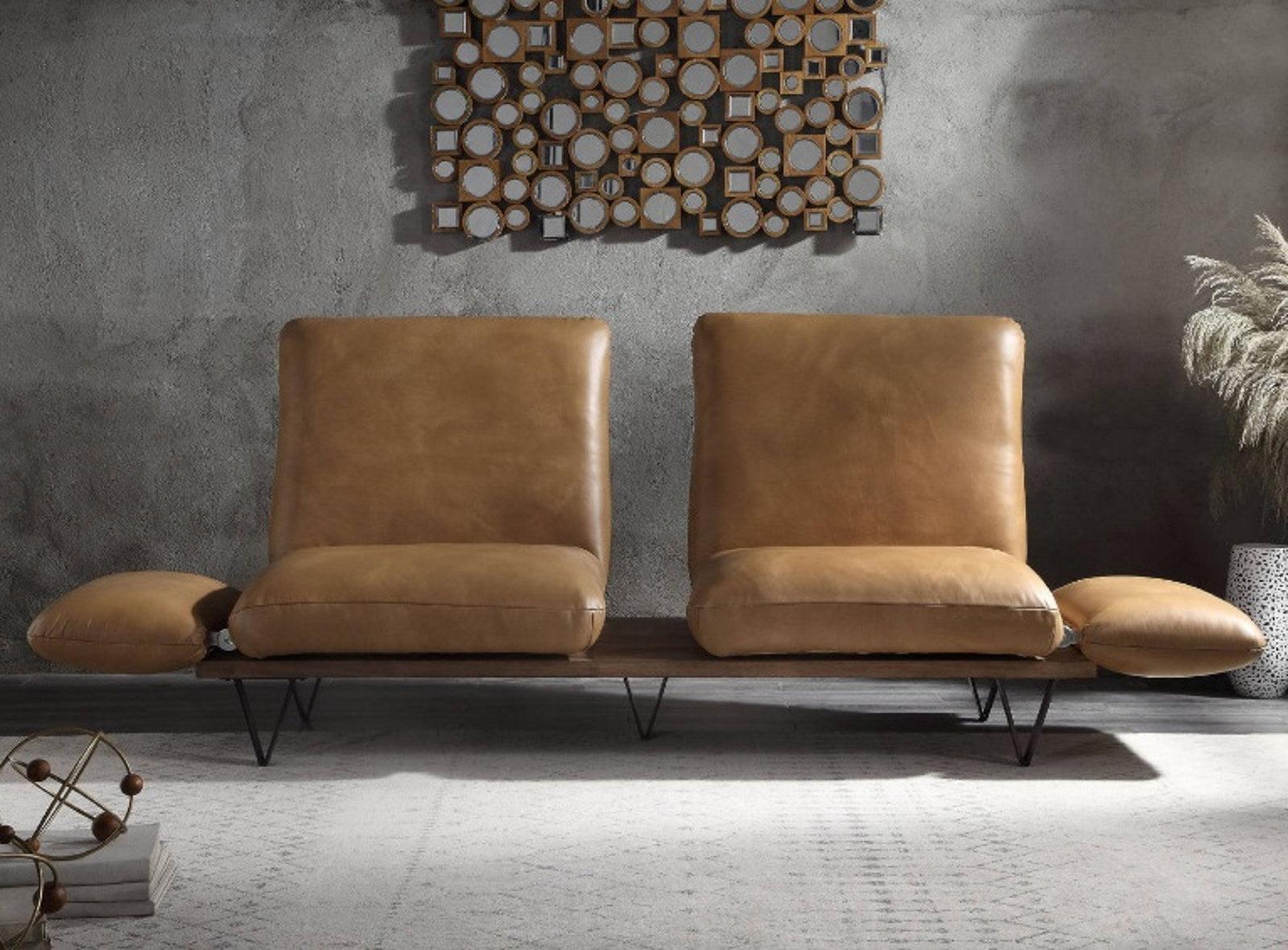 Acme Narech Sofa in Nutmeg 55065