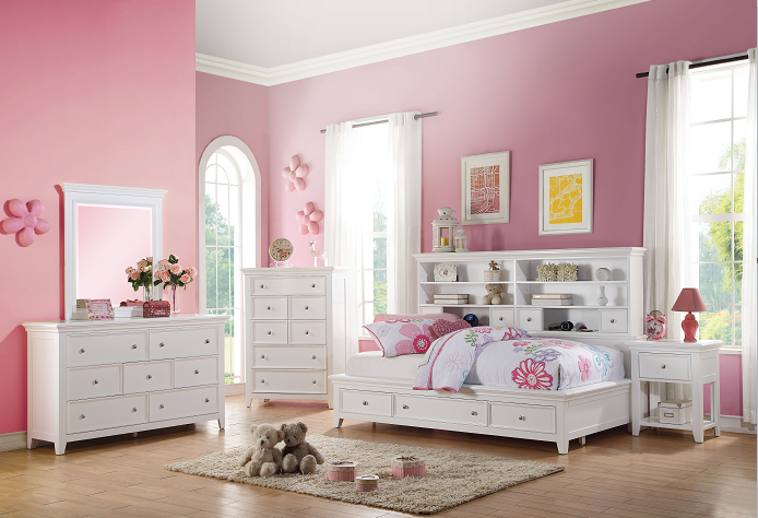 Lacey White Daybed (Full Size)