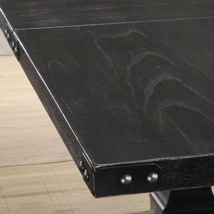 Morland Vintage Black Dining Table