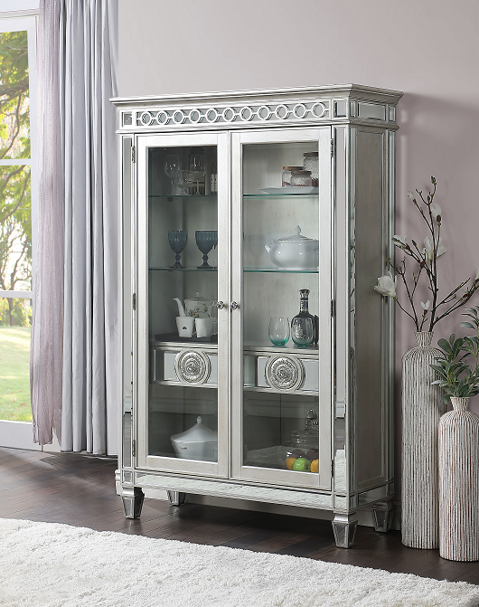 Varian Mirrored & Antique Platinum Curio