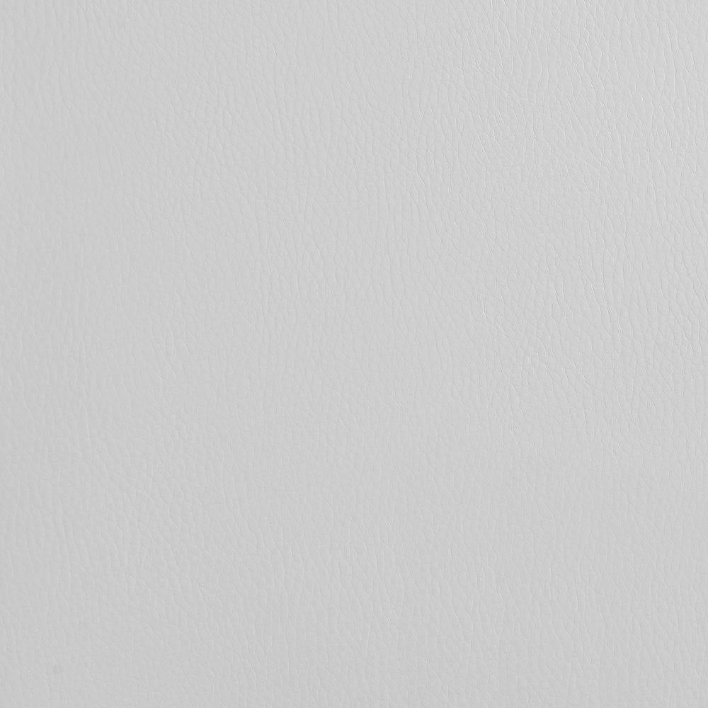 Bowman Round Upholstered Ottoman White