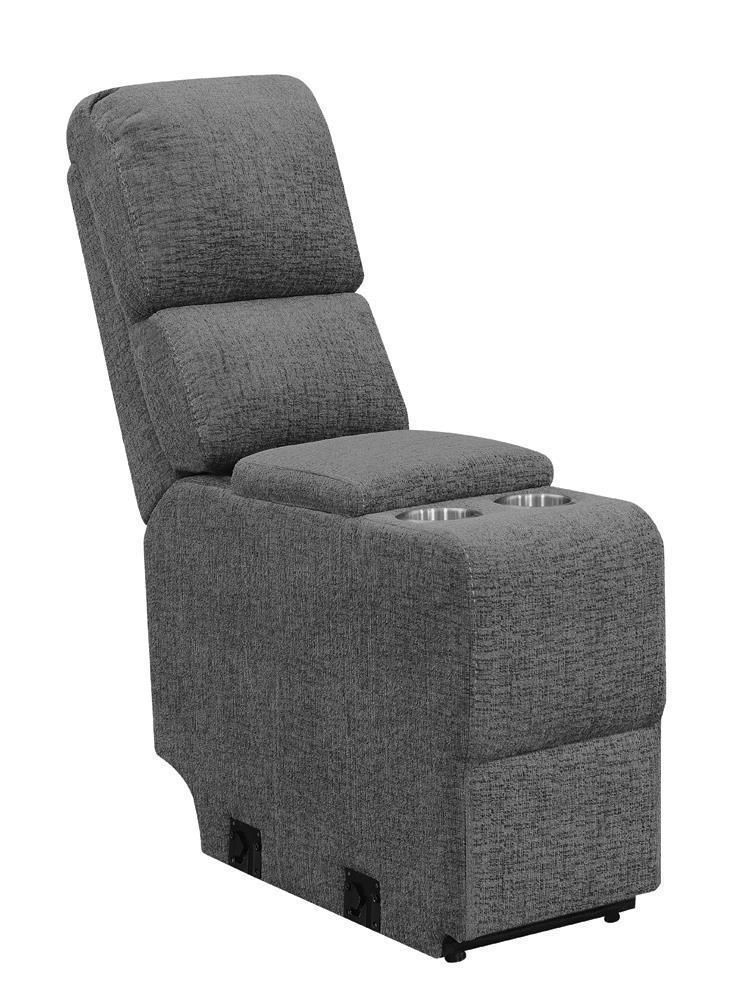 Bahrain Upholstered Console Charcoal image