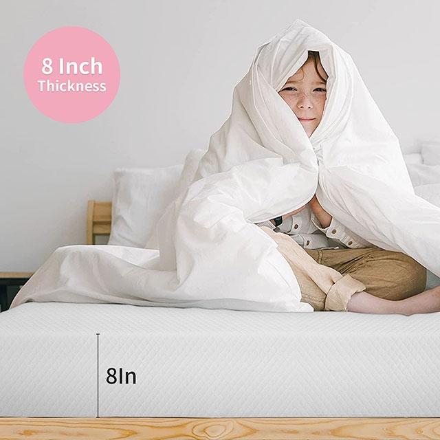 Artemisia 8" Cal. King, E.King, Full, & Queen Memory Foam Mattress