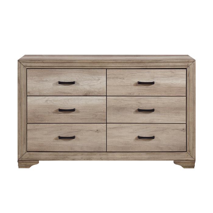 Lonan 6 Drawer Dresser in Natural 1955-5