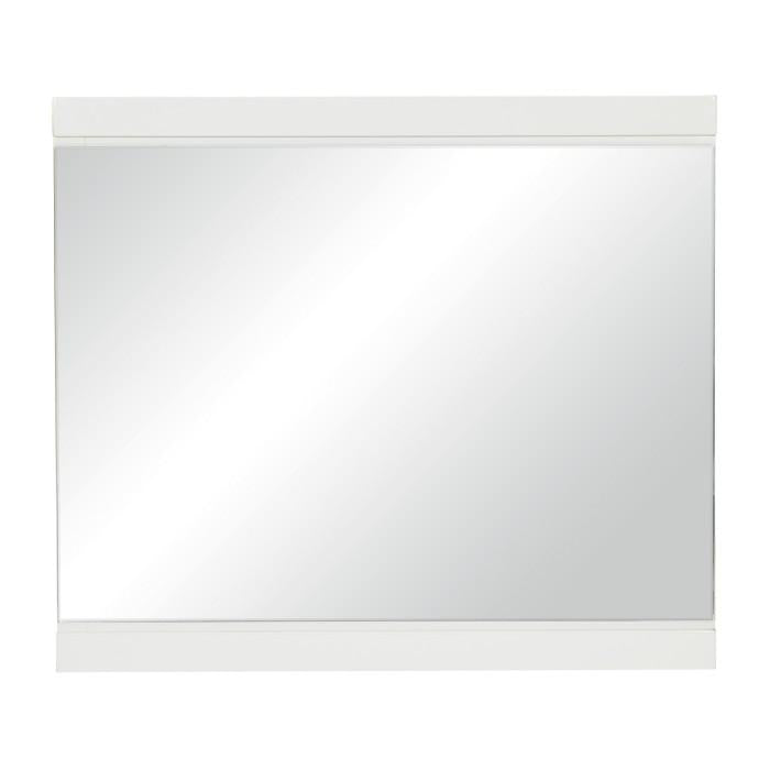 Kerren Mirror in White 1678W-6
