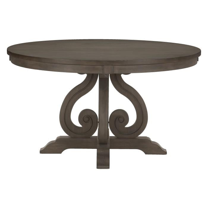 Toulon Round Dining Table in Dark Pewter 5438-54*