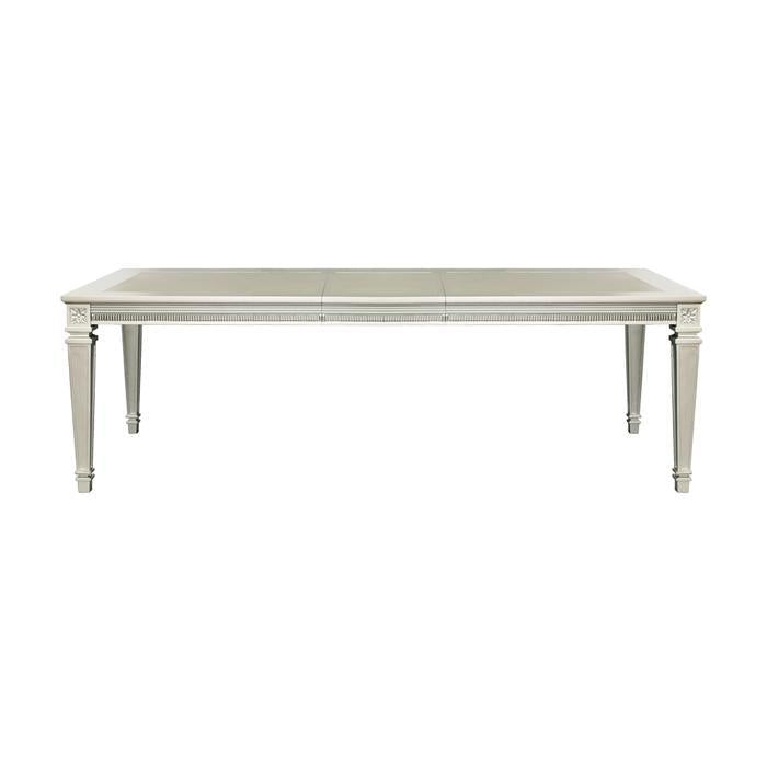 Bevelle Rectangular Dining Table in Silver 1958-96