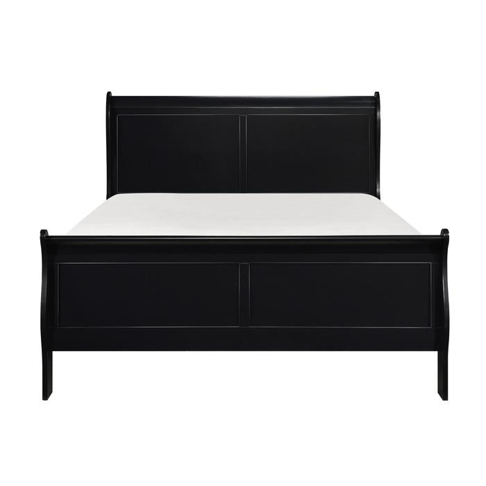 Mayville Queen Sleigh Bed in Black