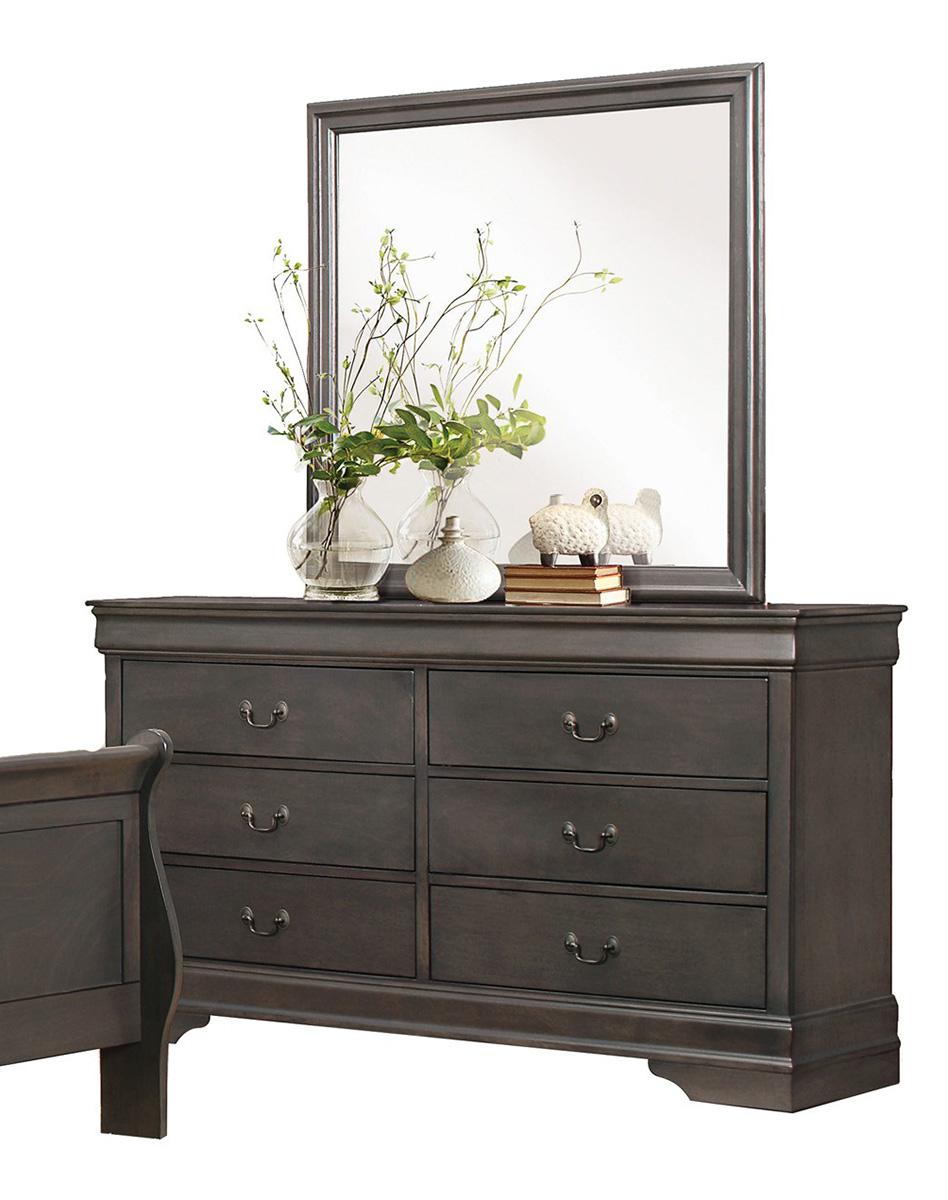 Mayville 6 Drawer Dresser in Gray 2147SG-5
