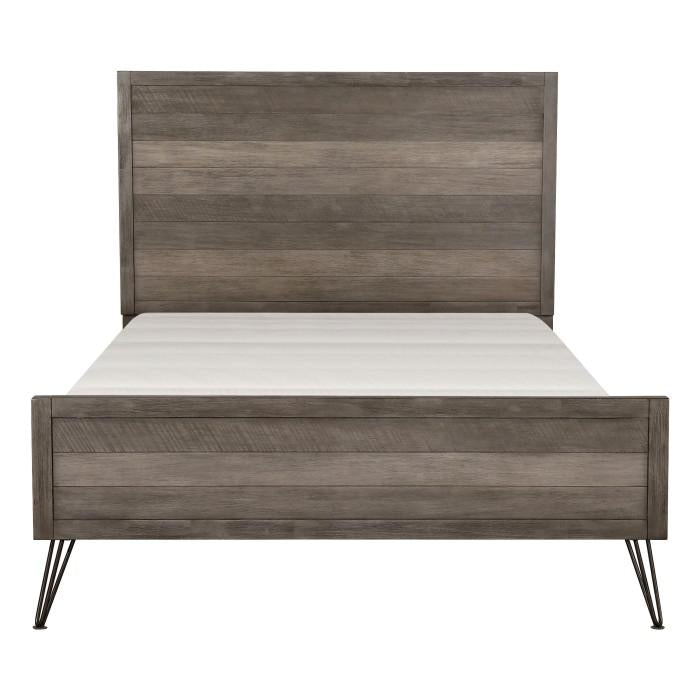 Urbanite Full Panel Bed in Tri-tone Gray 1604F-1*