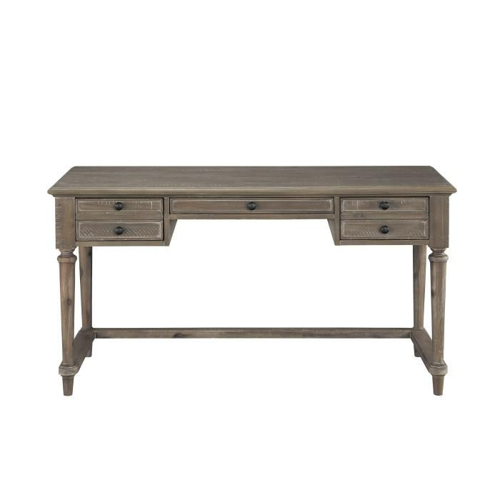 Cardano Writing Desk w/ 3 Working Drawers in Brown 1689BR-16
