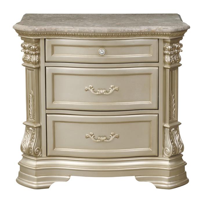 Antoinetta Nightstand in Champagne Wood 1919NC-4