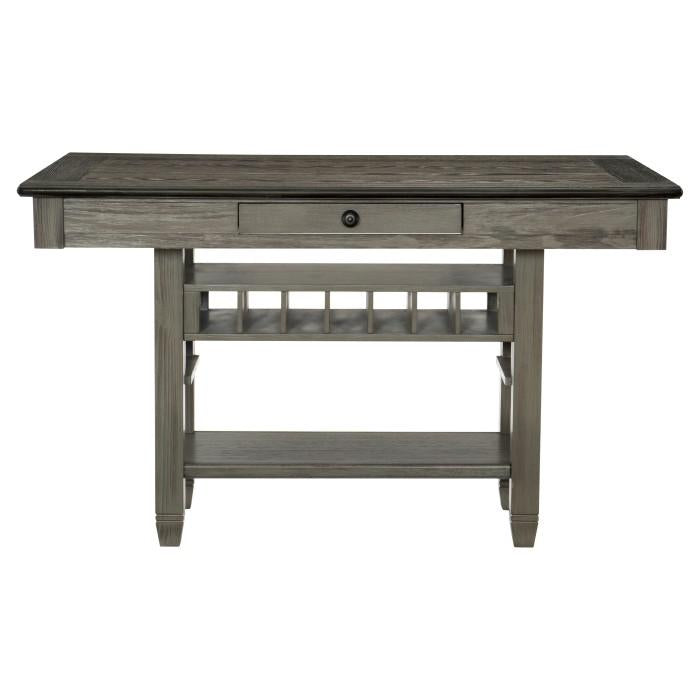 Granby Counter Height Dining Table in Coffee and Antique Gray 5627GY-36*