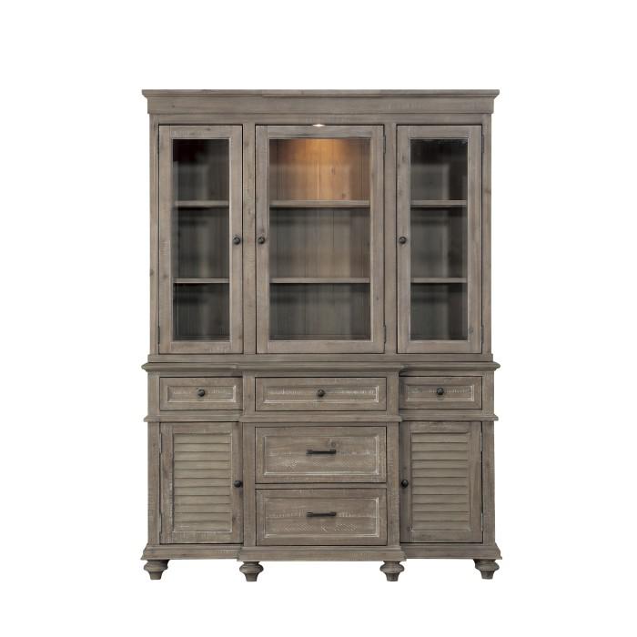 Cardano Buffet & Hutch in Light Brown 1689BR-50*