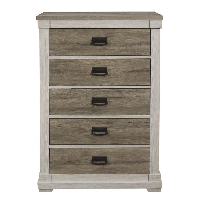 Arcadia Chest in White & Weathered Gray 1677-9