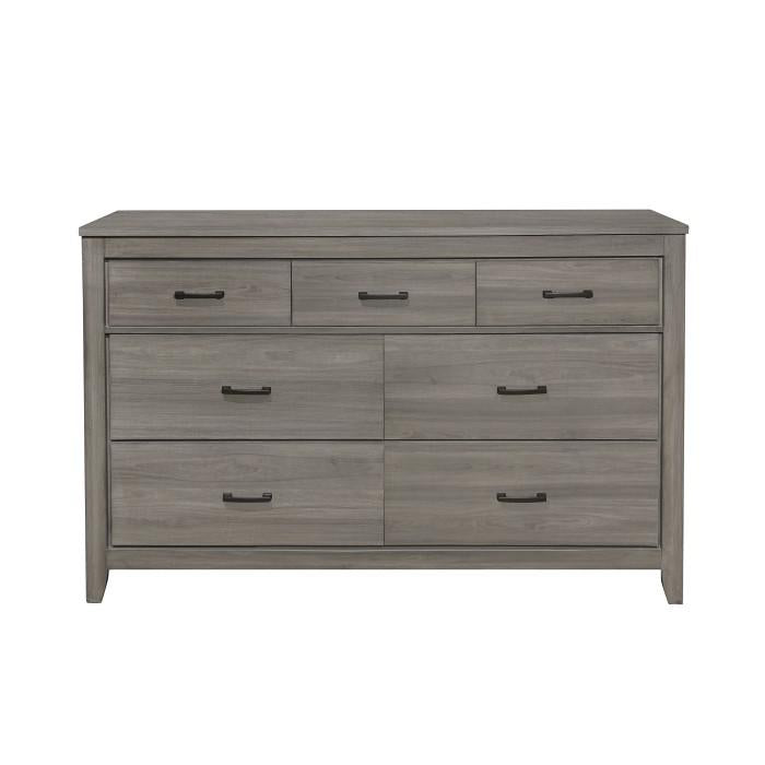 Waldorf 7 Drawer Dresser in Dark Gray 1902-5