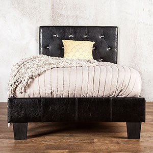 Velen Bed Black & White