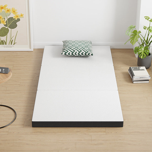 Hollyhock 4" Twin Tri-Fold Memory Foam Topper