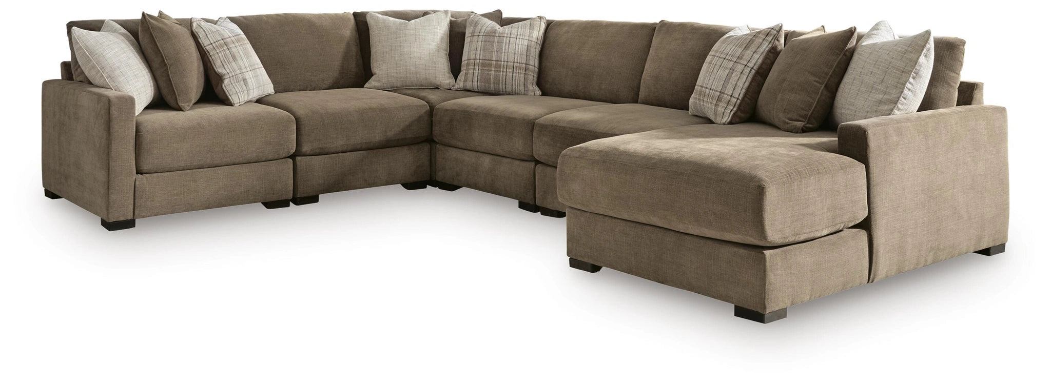 Camellia-Court Sectional with Chaise