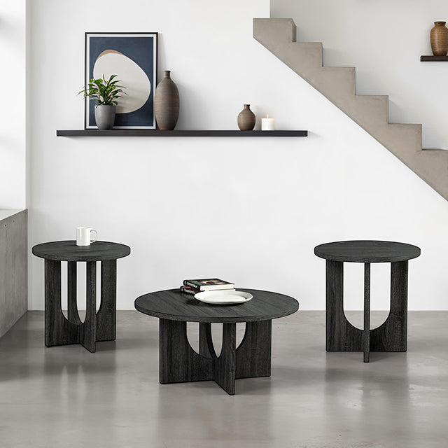 Holen 3 Pc. Table Set Gray