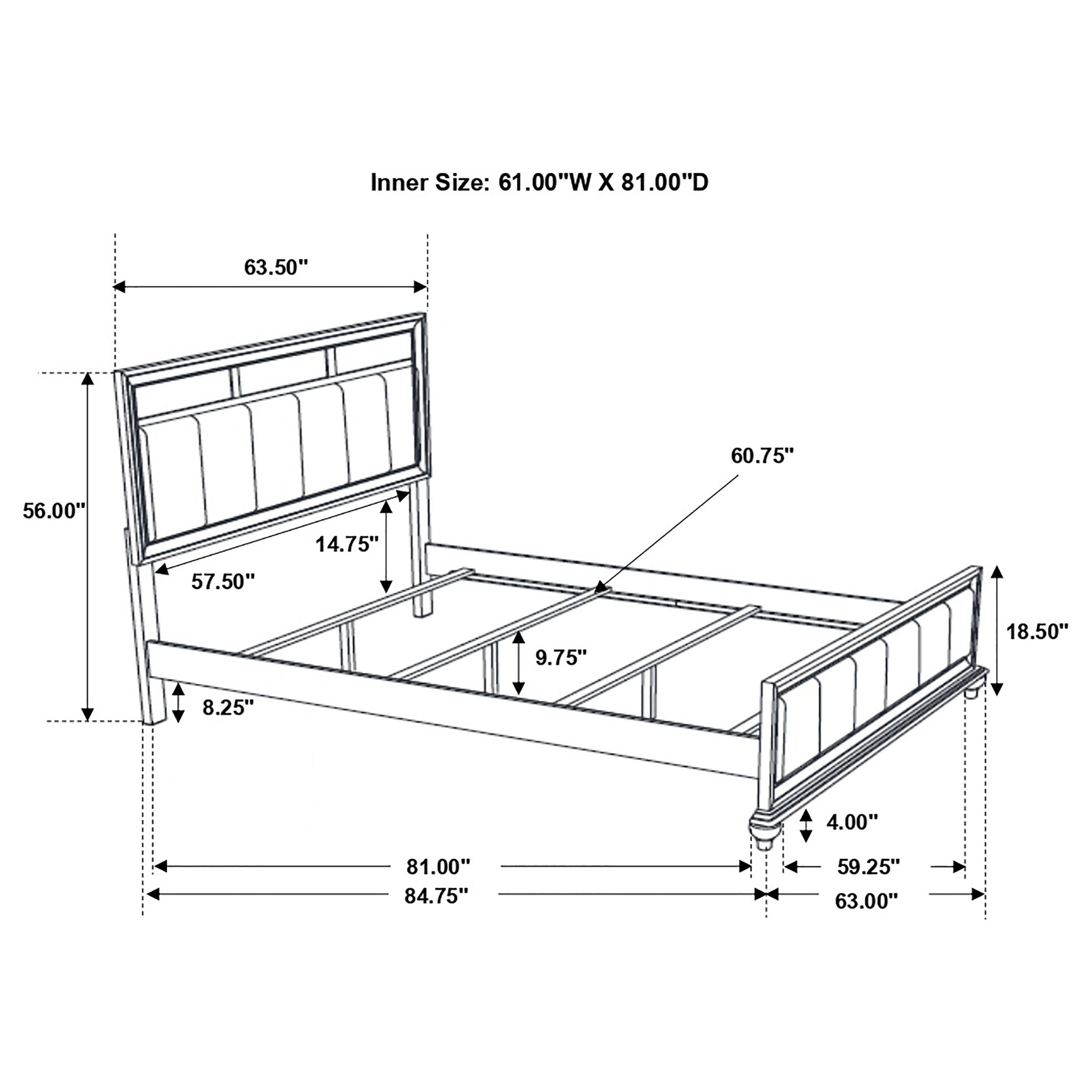 Barzini Panel Bed