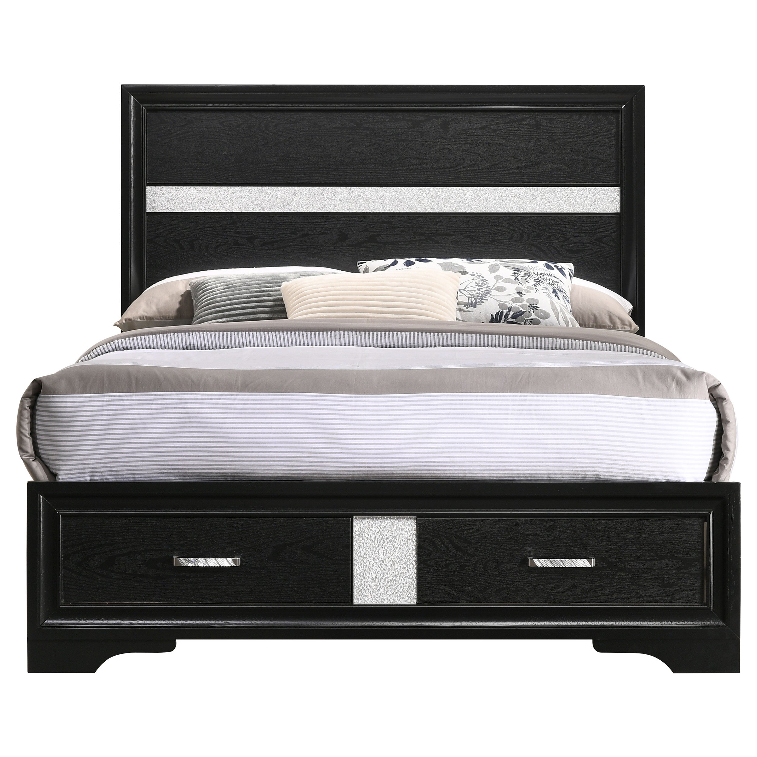 Miranda Panel Platform Storage Bed