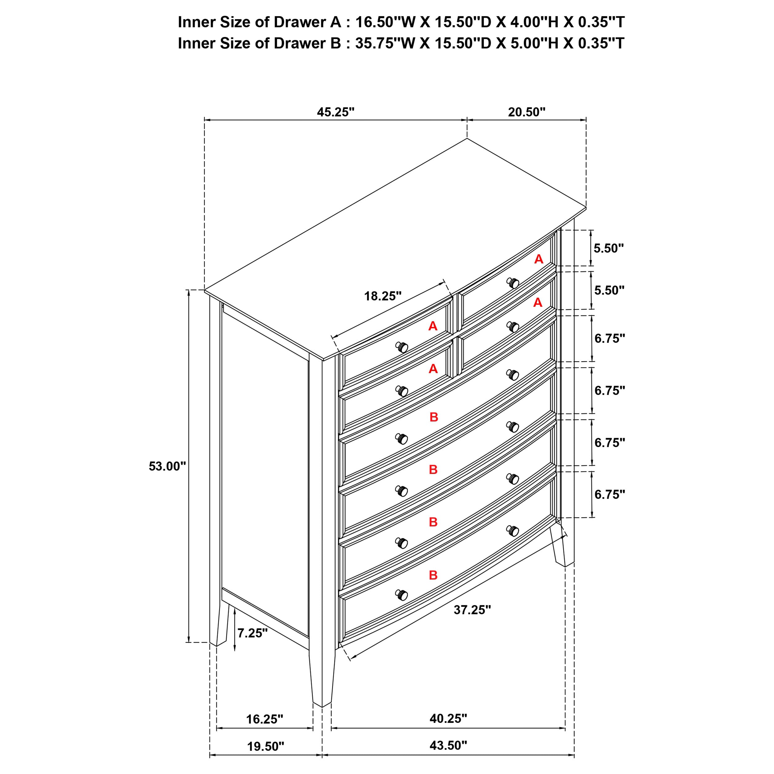 Bexhill Chest of Drawers