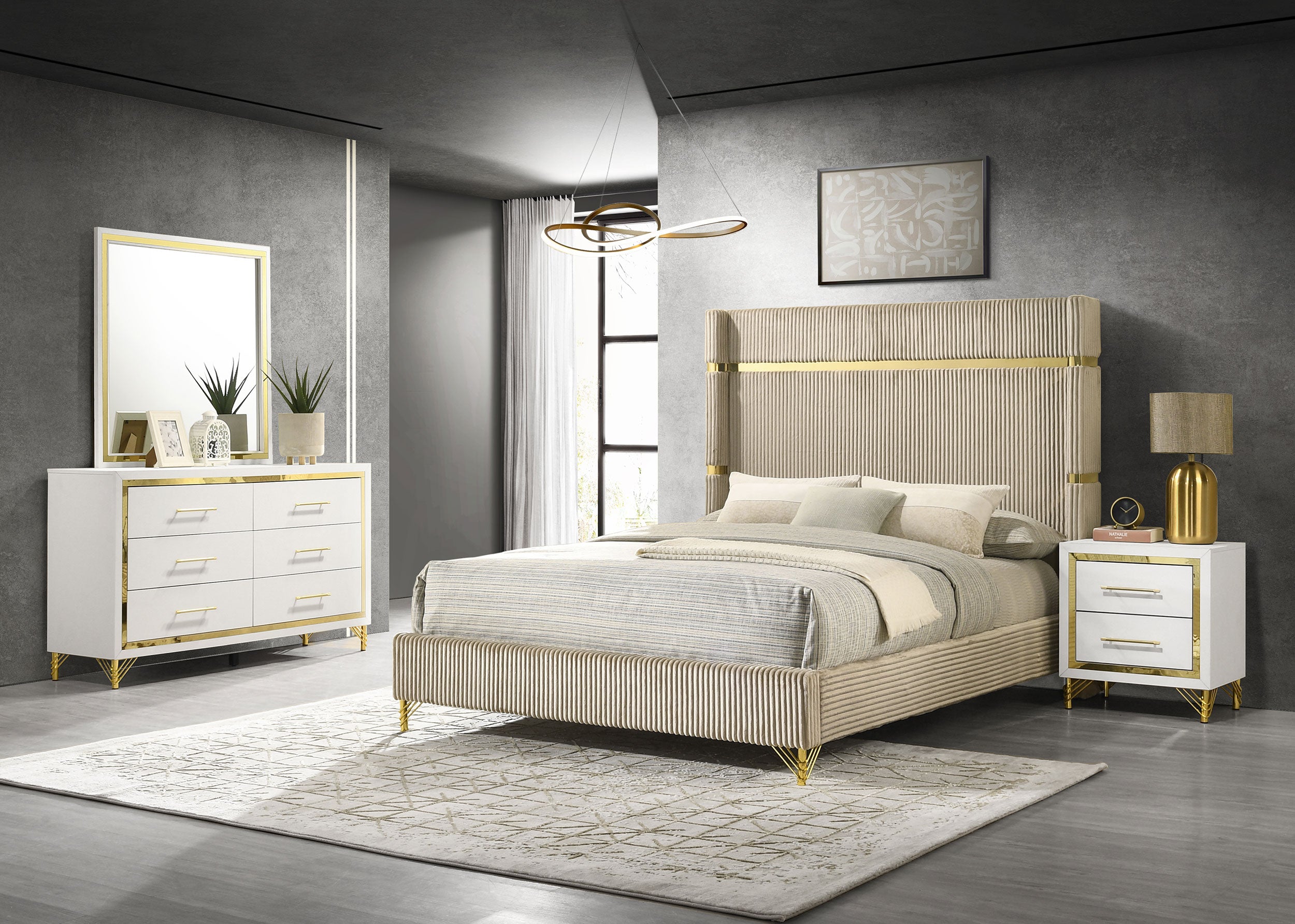 Lucia 4 Pc Bedroom Set