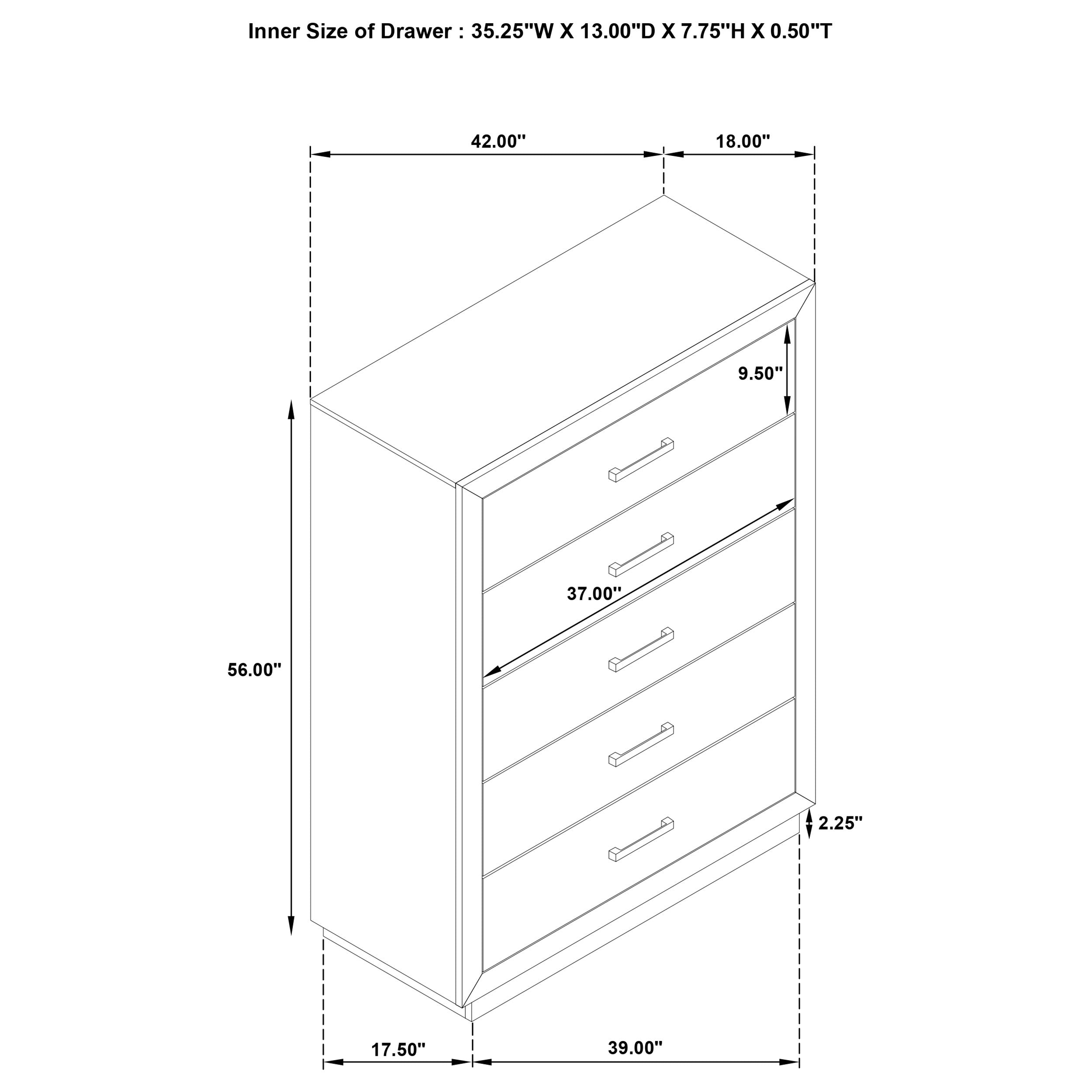 Kenora 5 Pc Bedroom Set