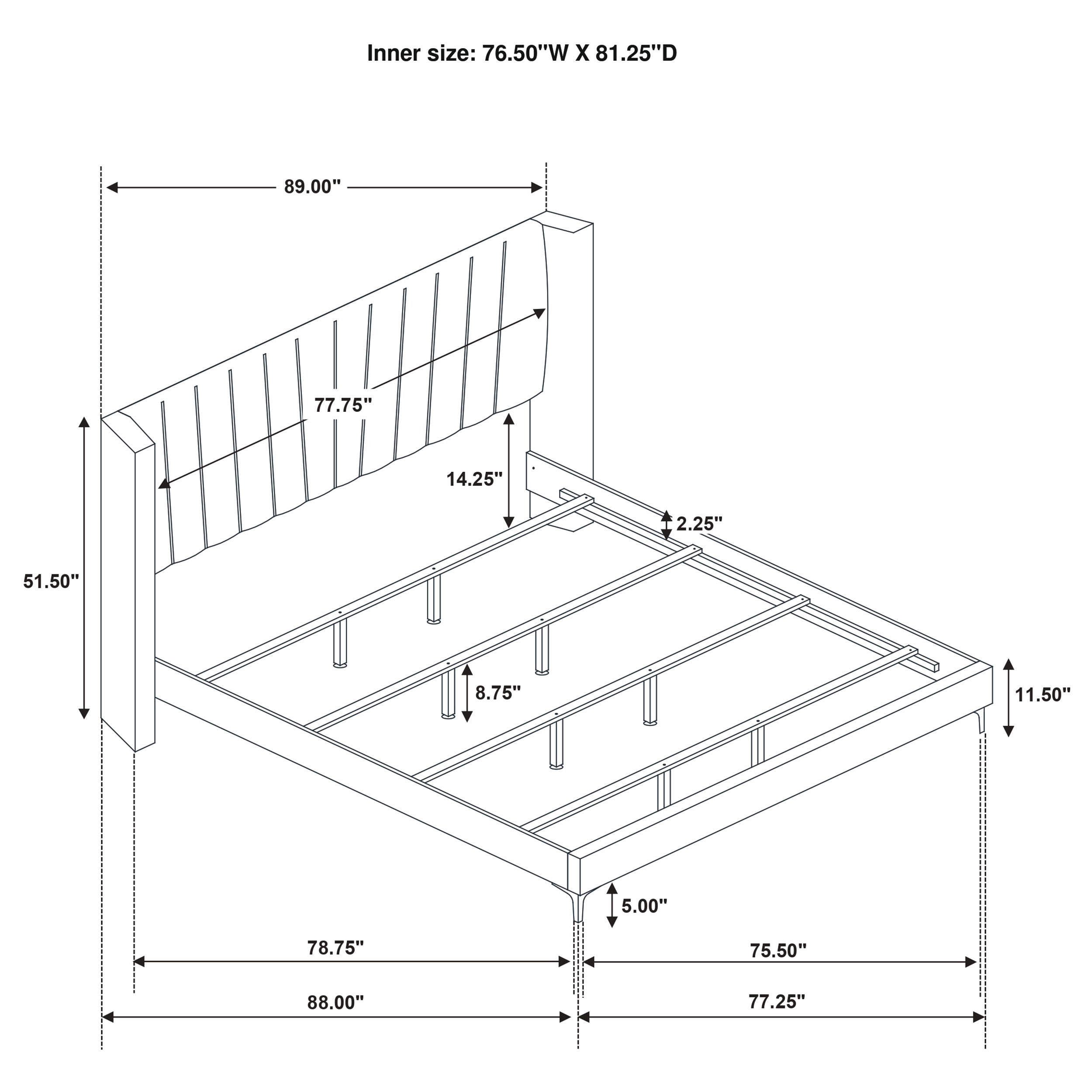 Kendall 5 Pc Bedroom Set