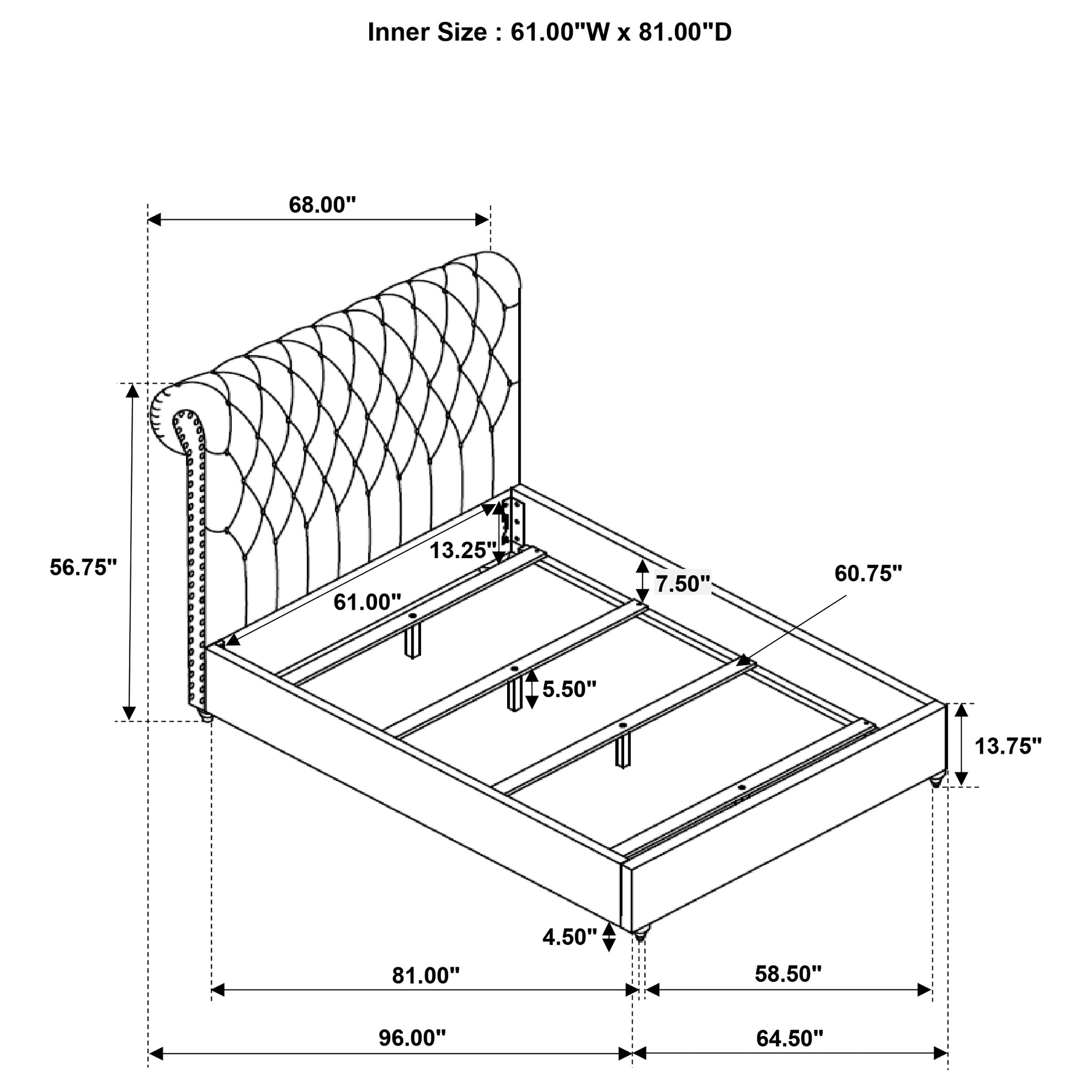 Devon Queen Bed