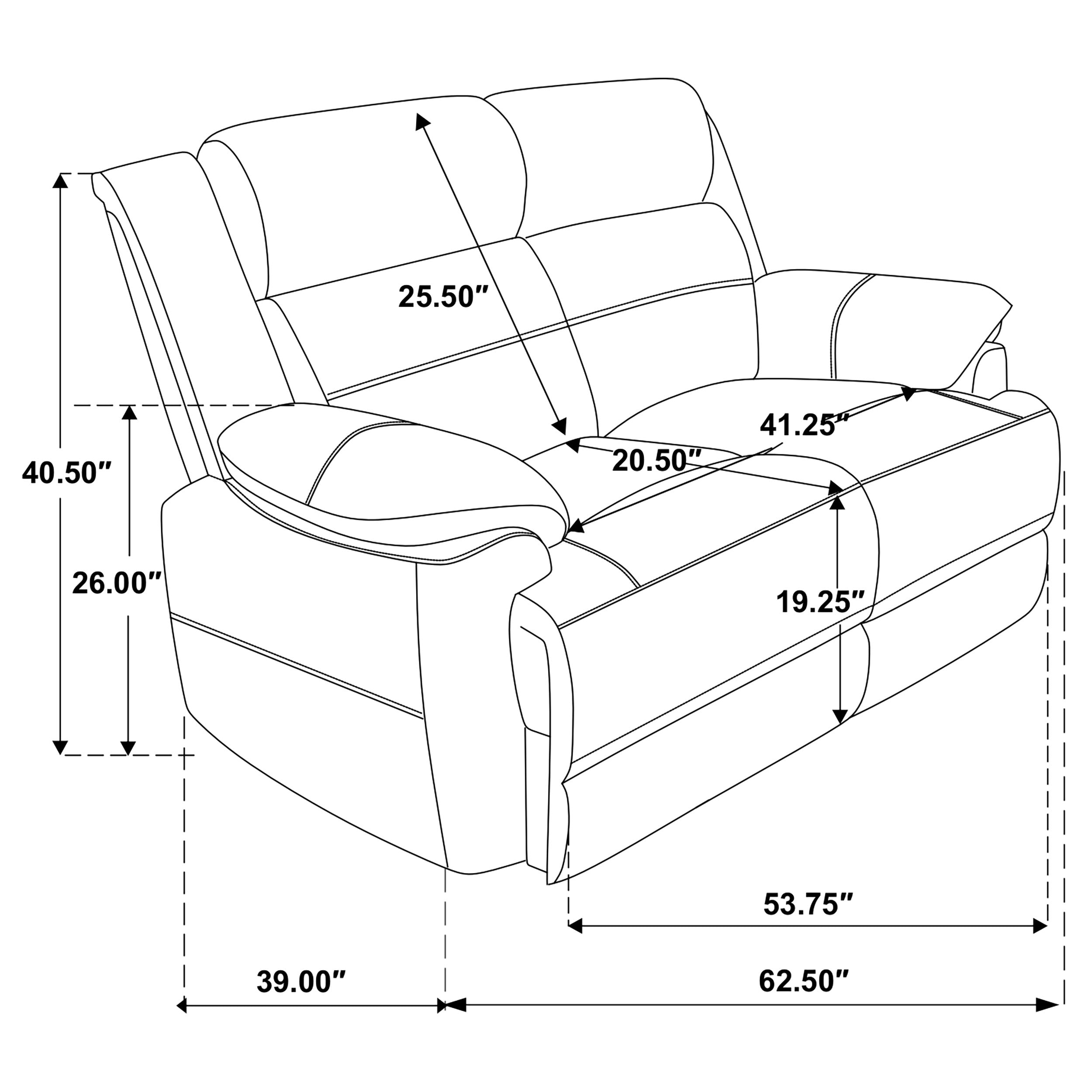 Ellington Stationary Loveseat